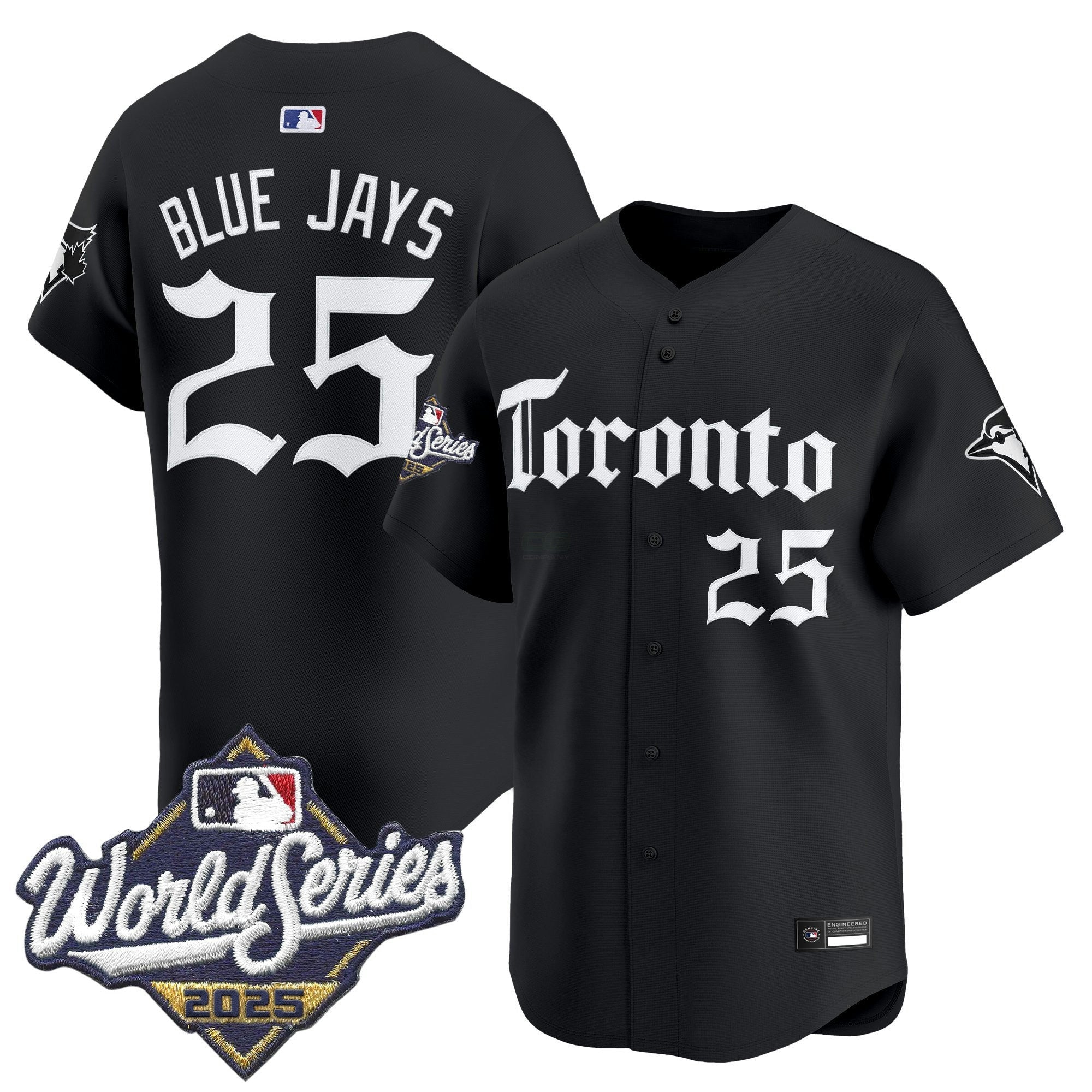 Camisa MLB Men’s Toronto 2025 World Series Vapor Premier Limited Jersey – Gothic North Edition