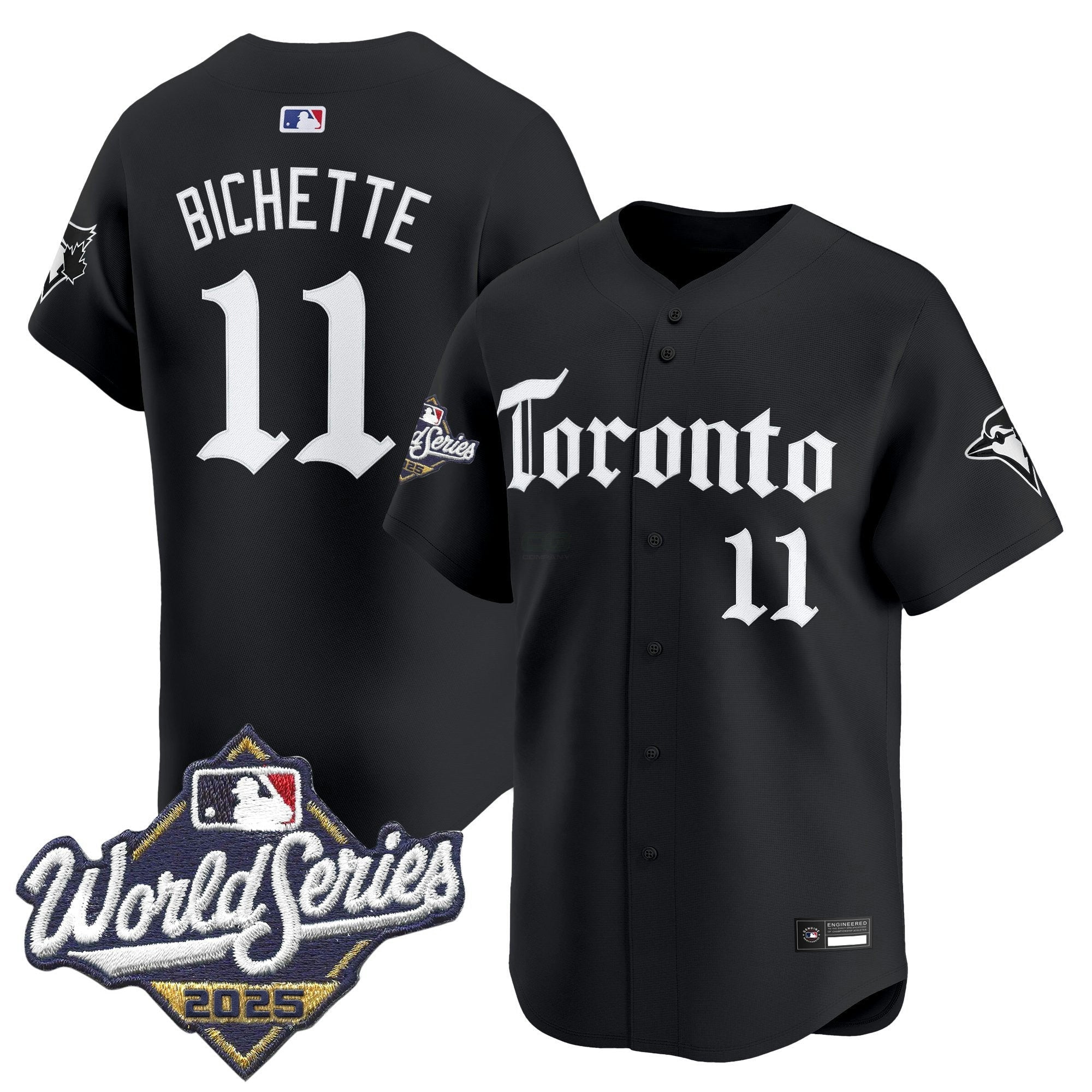 Camisa MLB Men’s Toronto 2025 World Series Vapor Premier Limited Jersey – Gothic North Edition