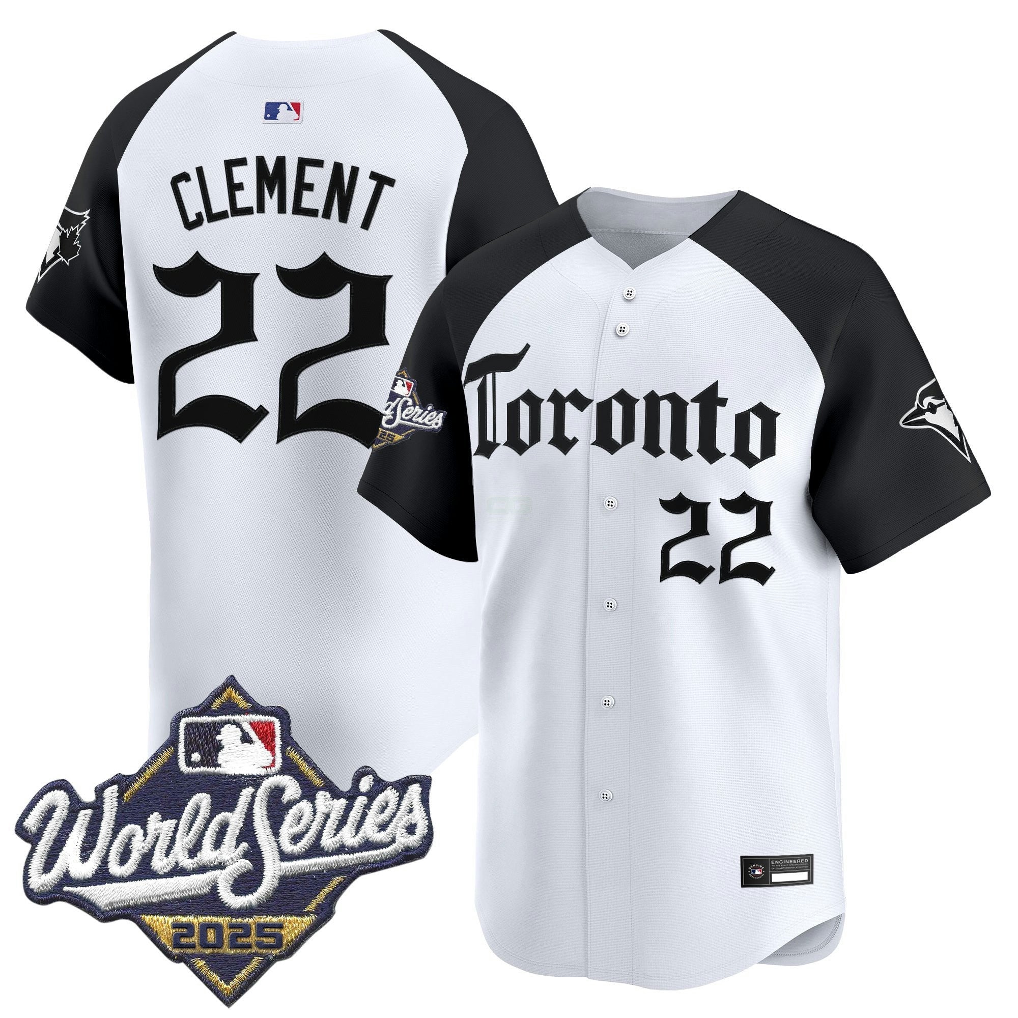 Camisa MLB Men’s Toronto 2025 World Series Vapor Premier Limited Jersey – Gothic North Edition