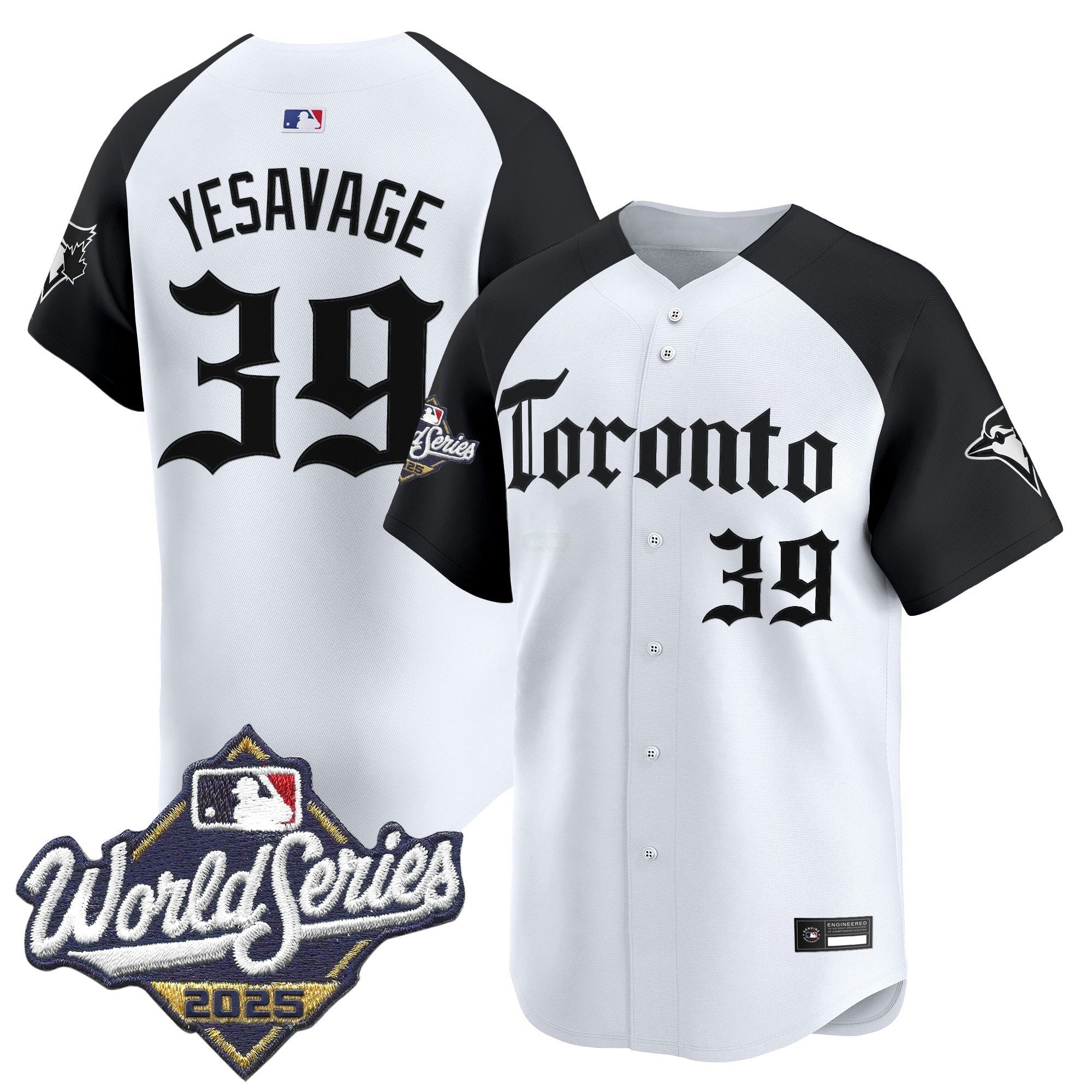 Camisa MLB Men’s Toronto 2025 World Series Vapor Premier Limited Jersey – Gothic North Edition