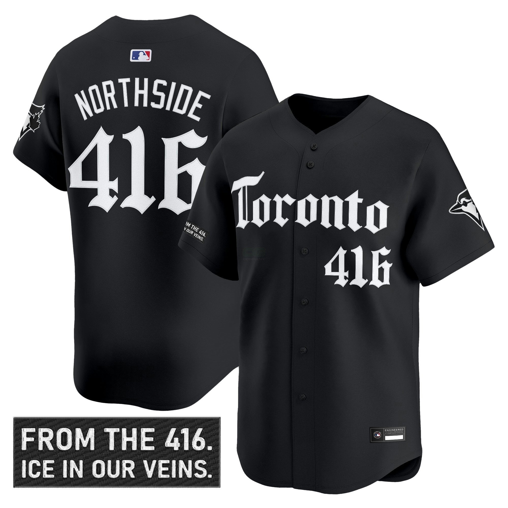 Camisa MLB Men’s Toronto ‘Gothic North Edition’ Vapor Premier Limited Jersey