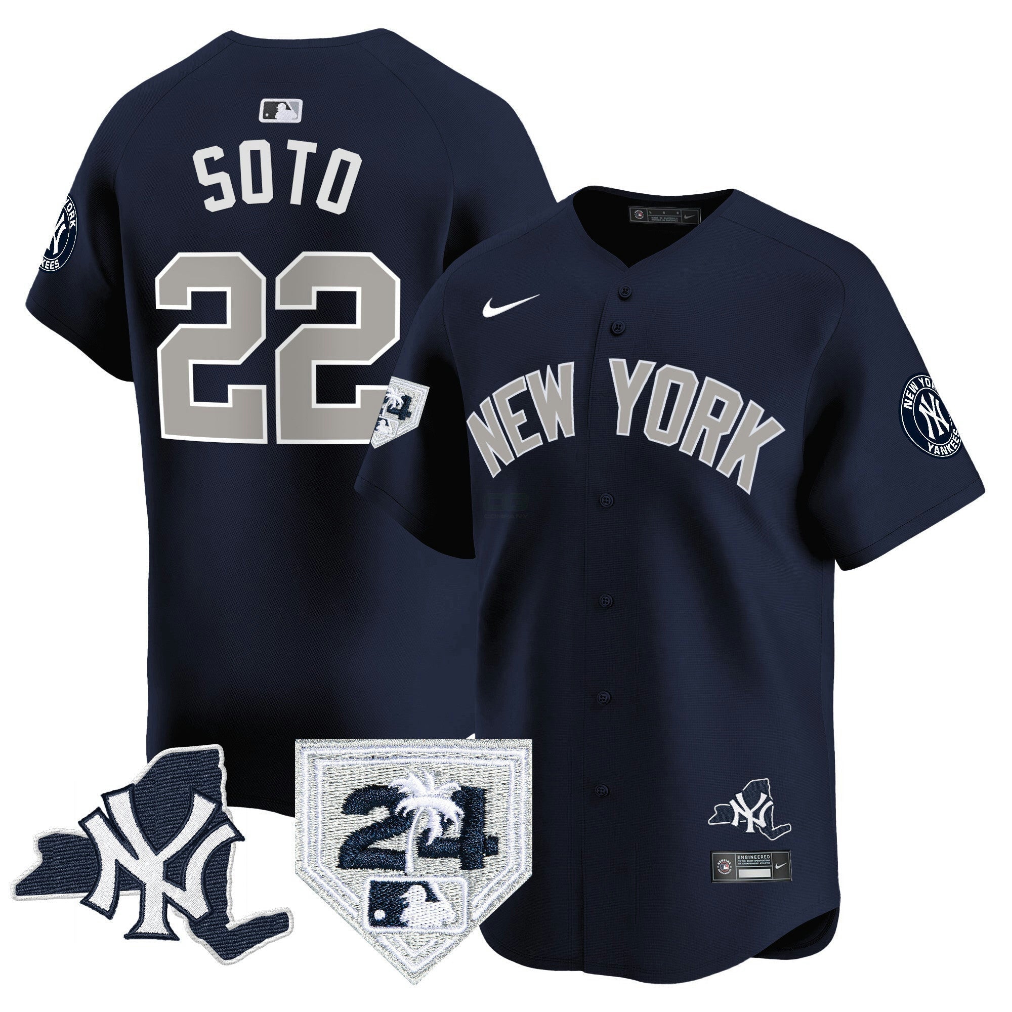 Camisa MLB Men’s Vapor Premier Limited Jersey – New York Patch