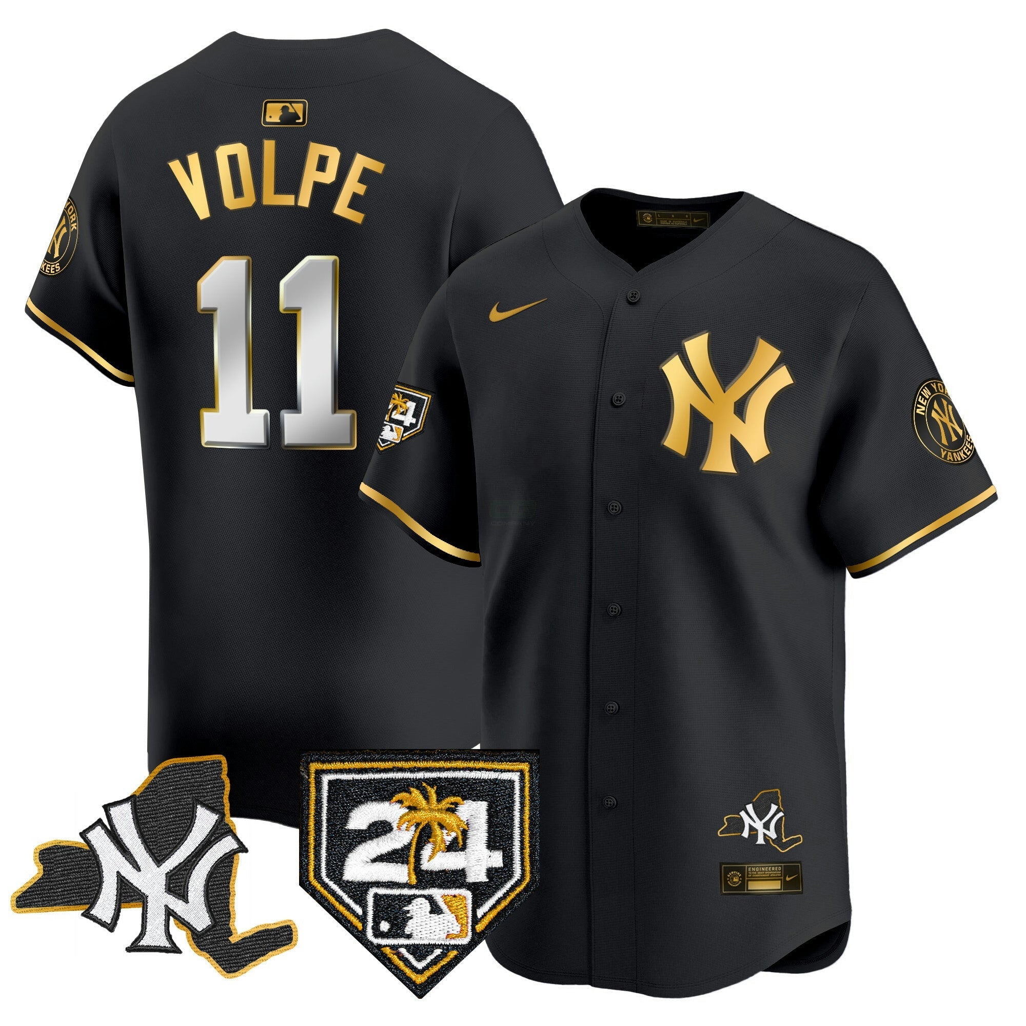 Camisa MLB Men’s Vapor Premier Limited Jersey – New York Patch