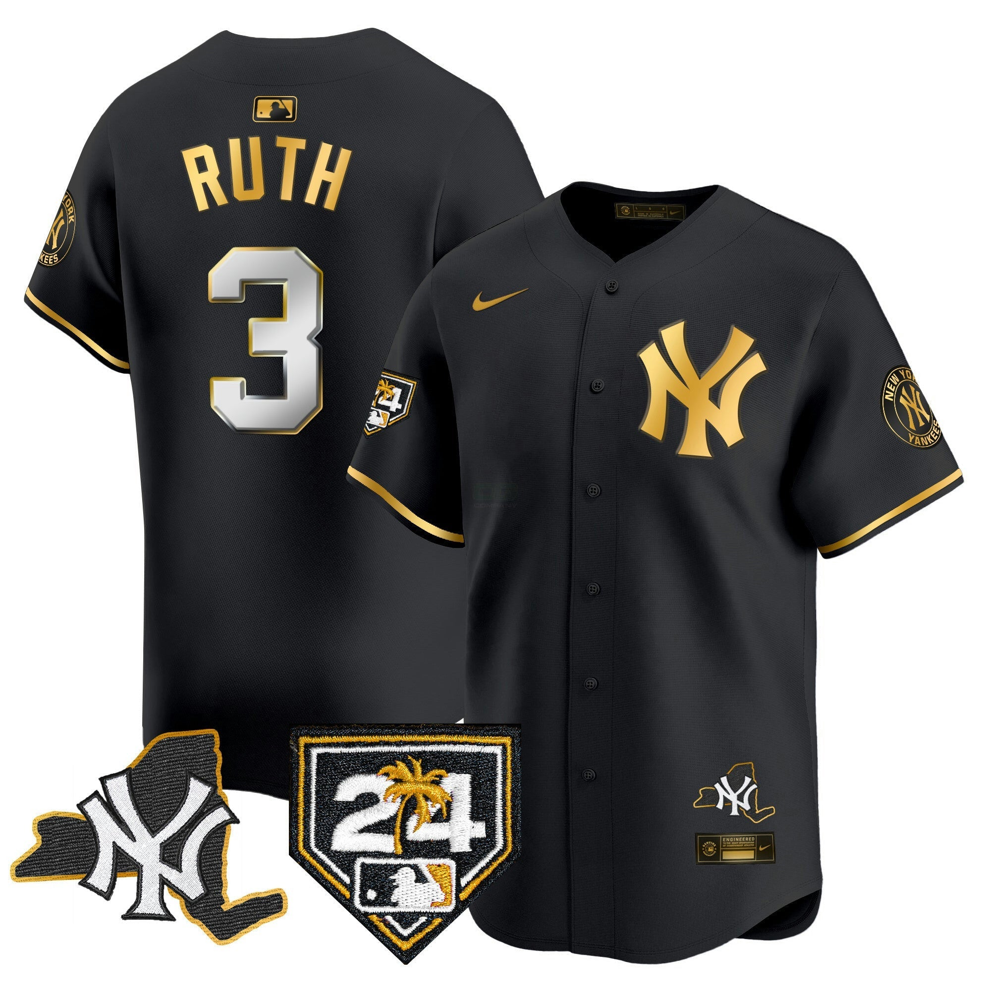 Camisa MLB Men’s Vapor Premier Limited Jersey – New York Patch