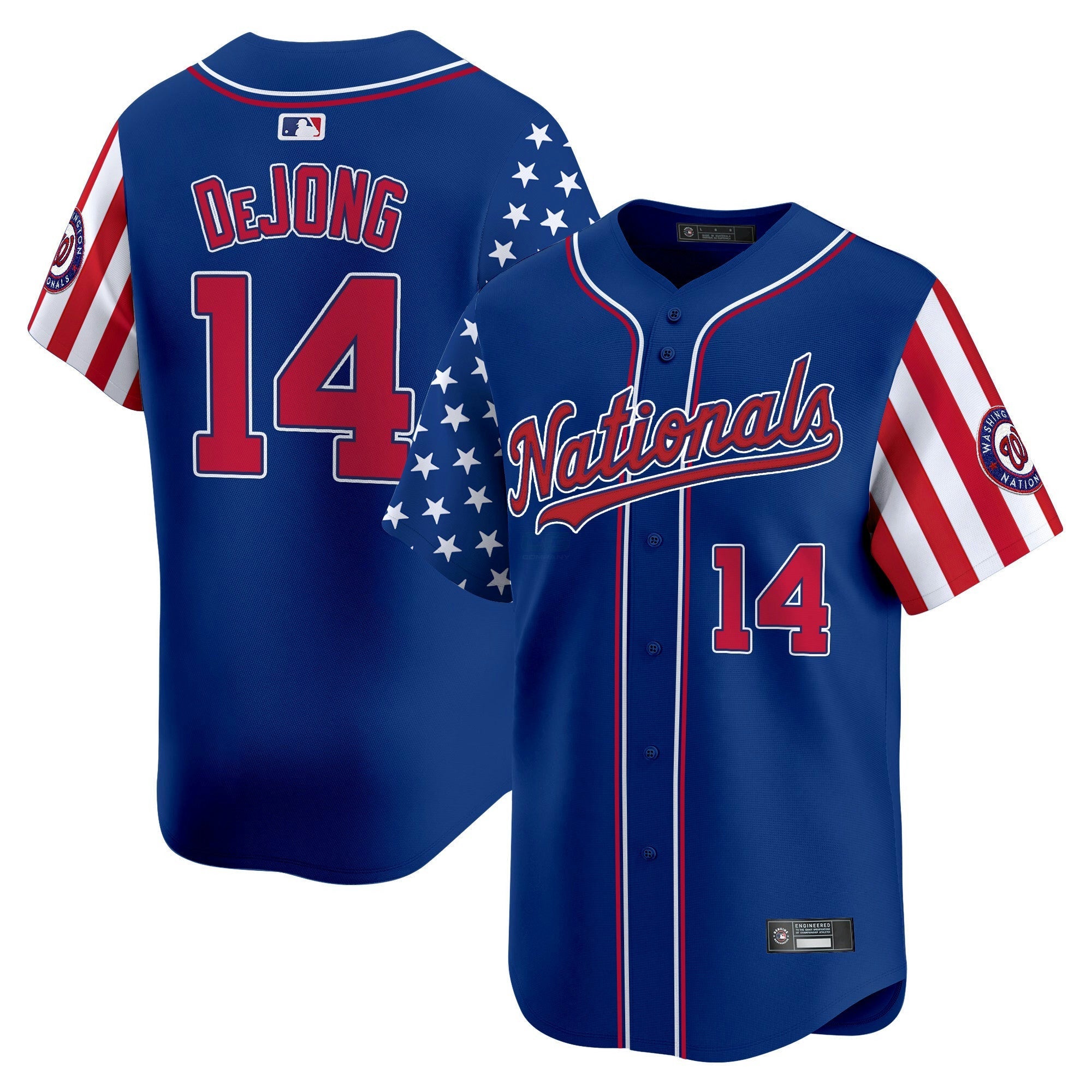 Camisa MLB Men’s Washington 2025 Independence Day Vapor Premier Limited Jersey