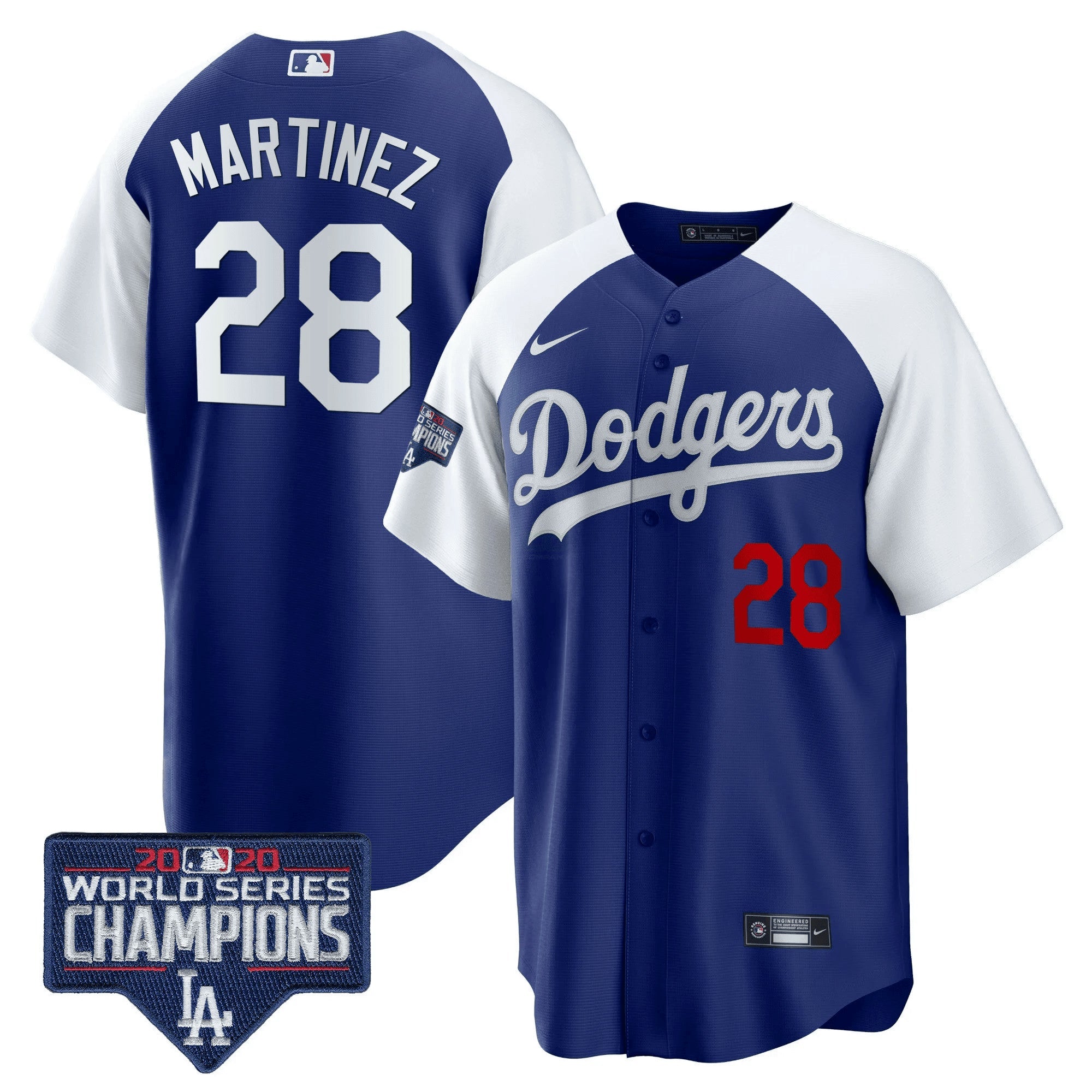 Camisa MLB Men’s World Series Champions Patch Cool Base Jersey