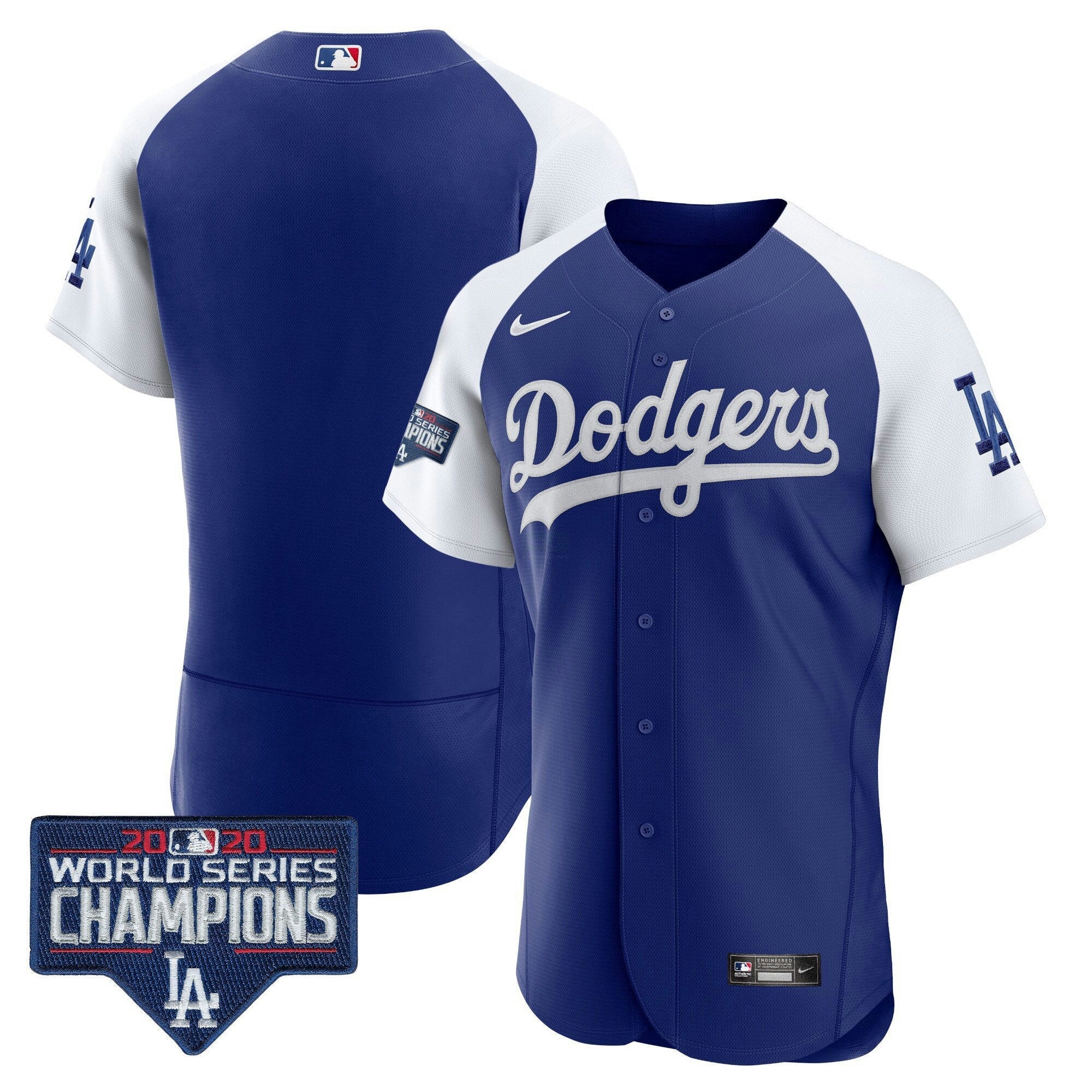 Camisa MLB Men’s World Series Champions Patch Flex Base Jersey