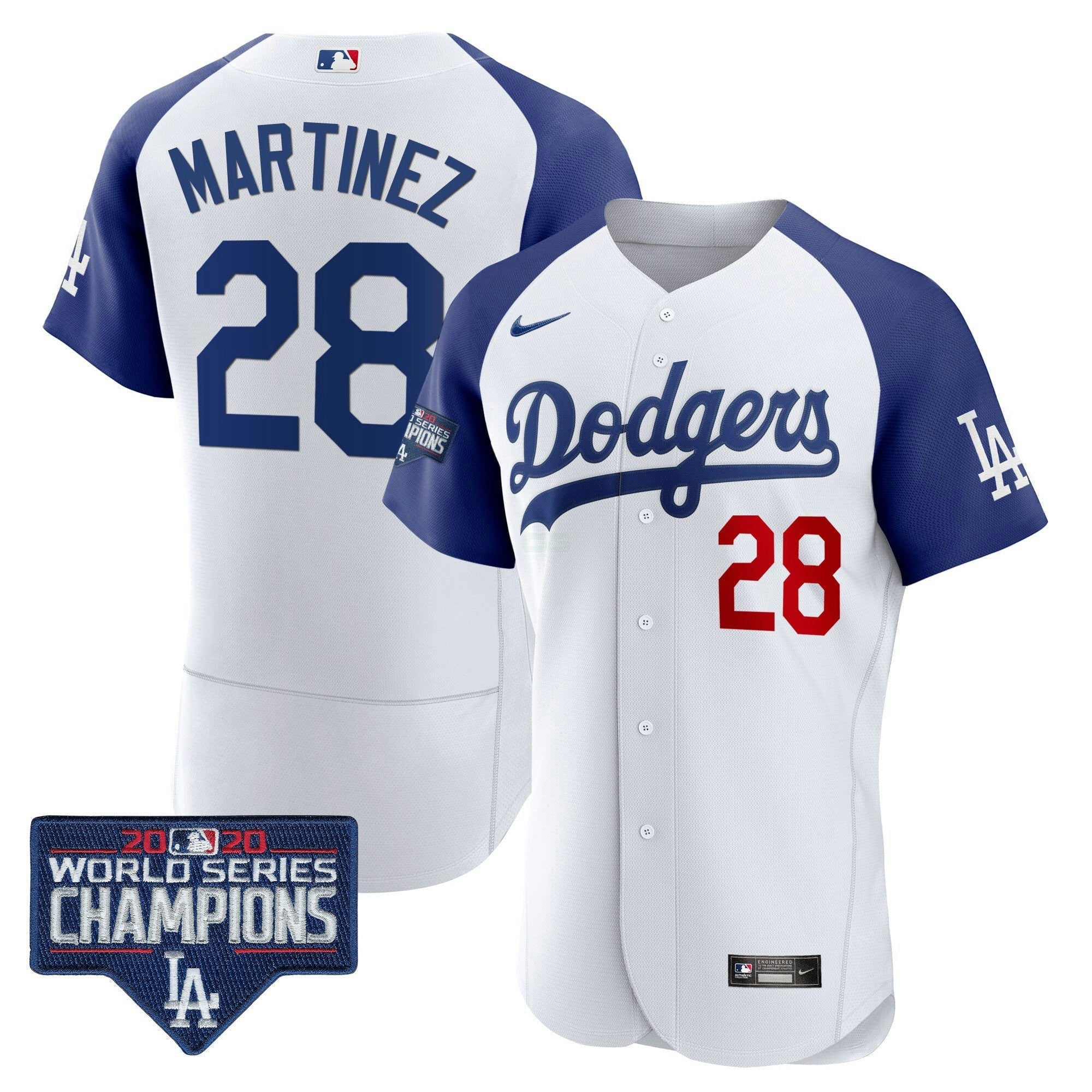 Camisa MLB Men’s World Series Champions Patch Flex Base Jersey