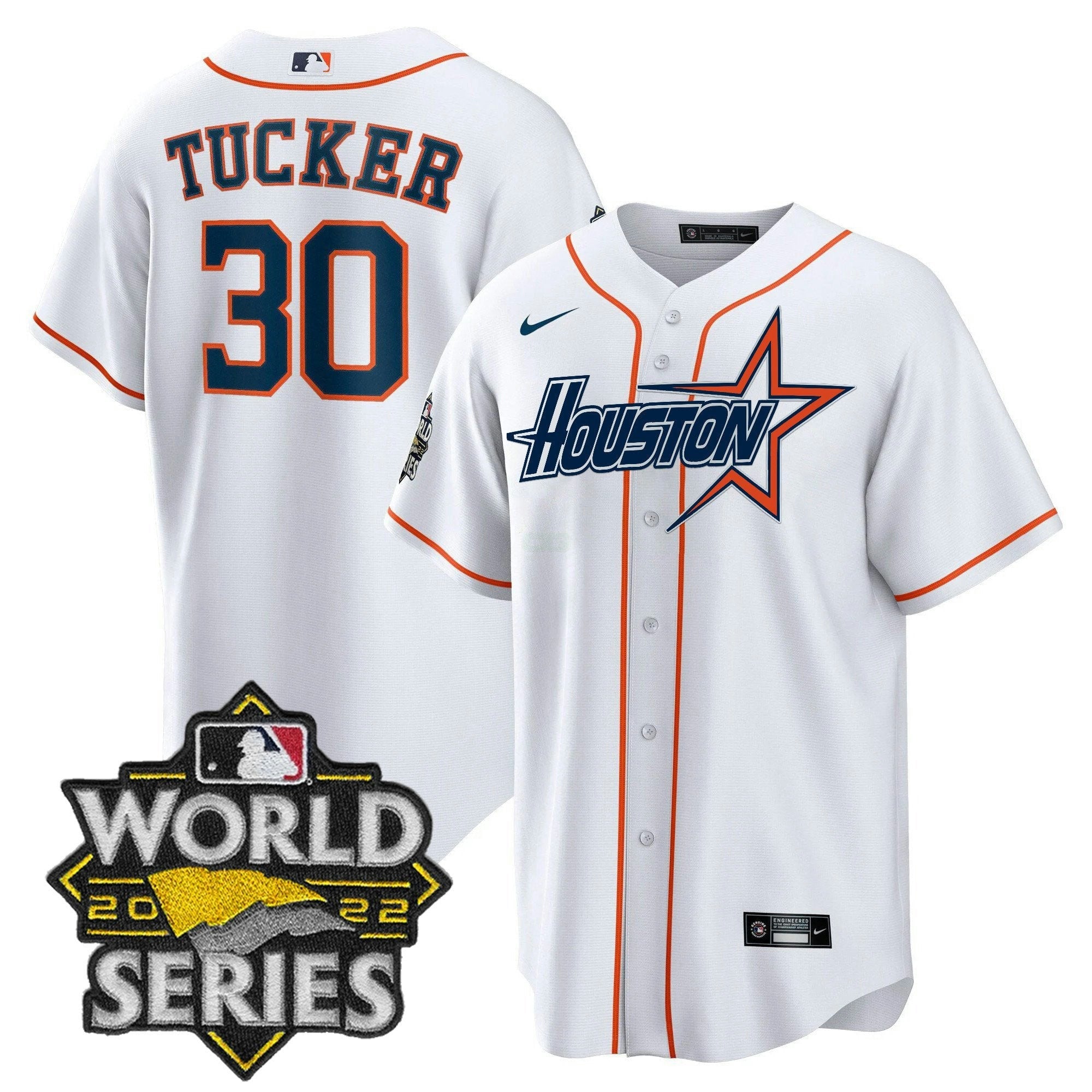 Camisa MLB Men’s World Series Preta Dourada Special Jersey