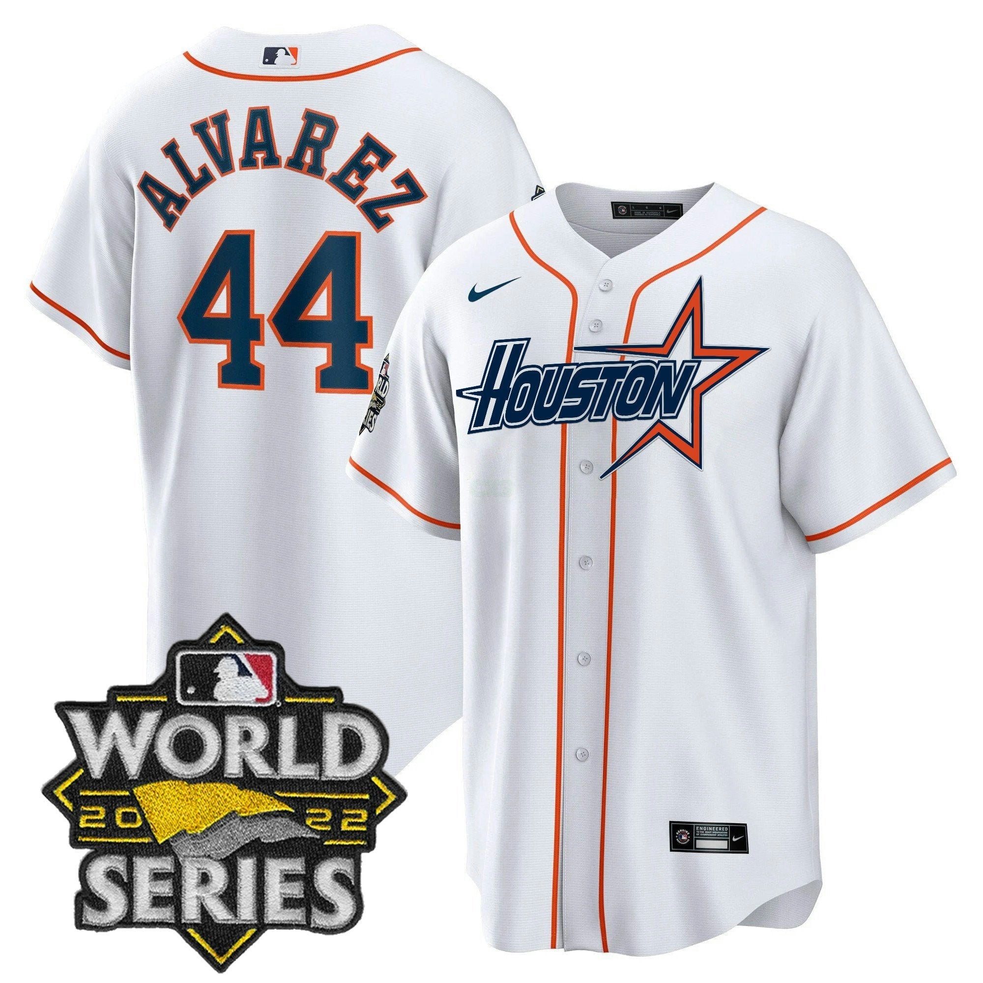 Camisa MLB Men’s World Series Preta Dourada Special Jersey
