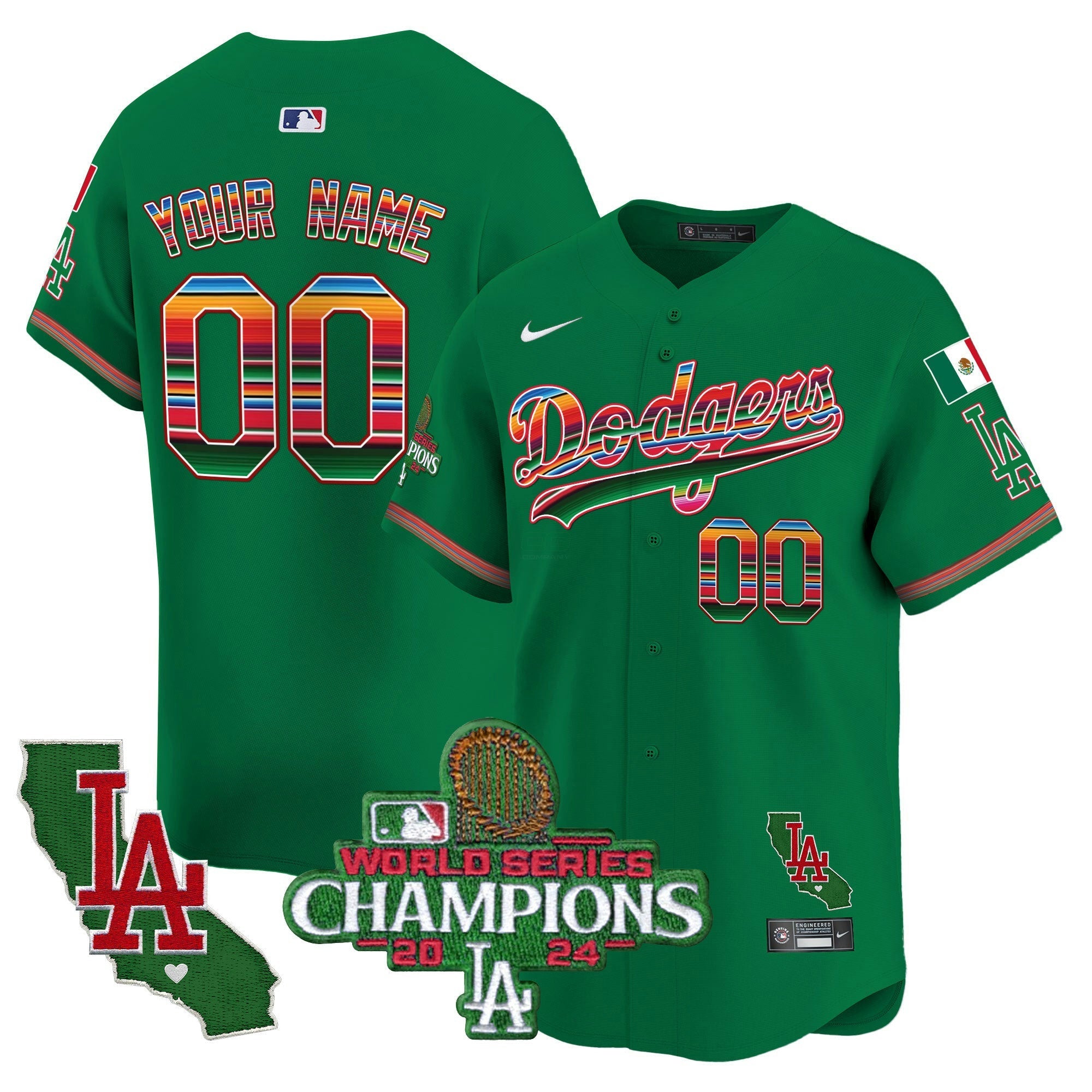 Camisa MLB Mexico 2024 World Series Champions Vapor Premier Limited Jersey
