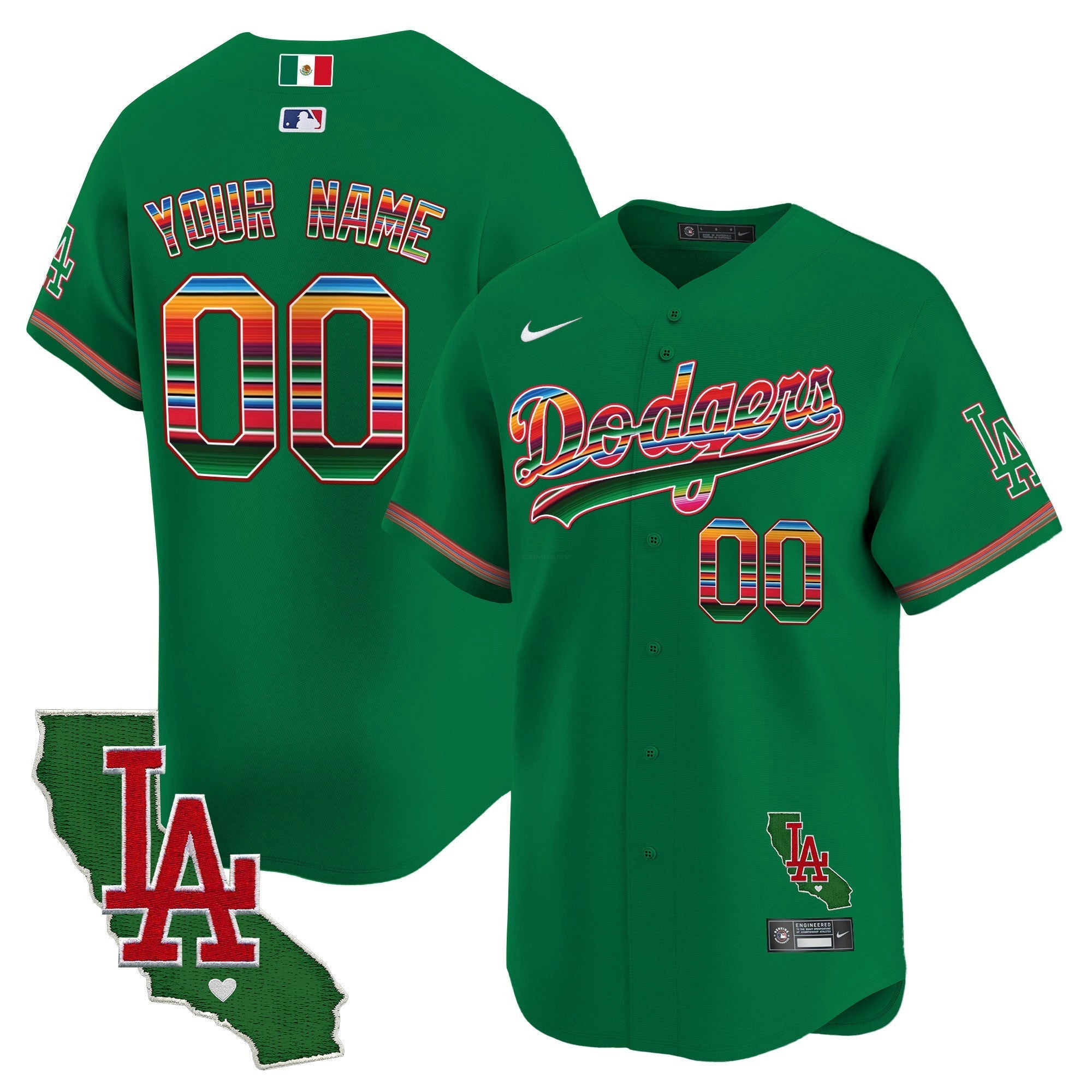 Camisa MLB Mexico California Patch Vapor Premier Limited Jersey V2
