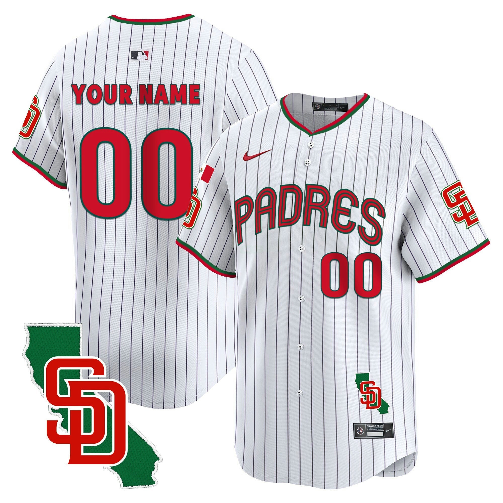 Camisa MLB Mexico California Patch Vapor Premier Limited Jersey V4