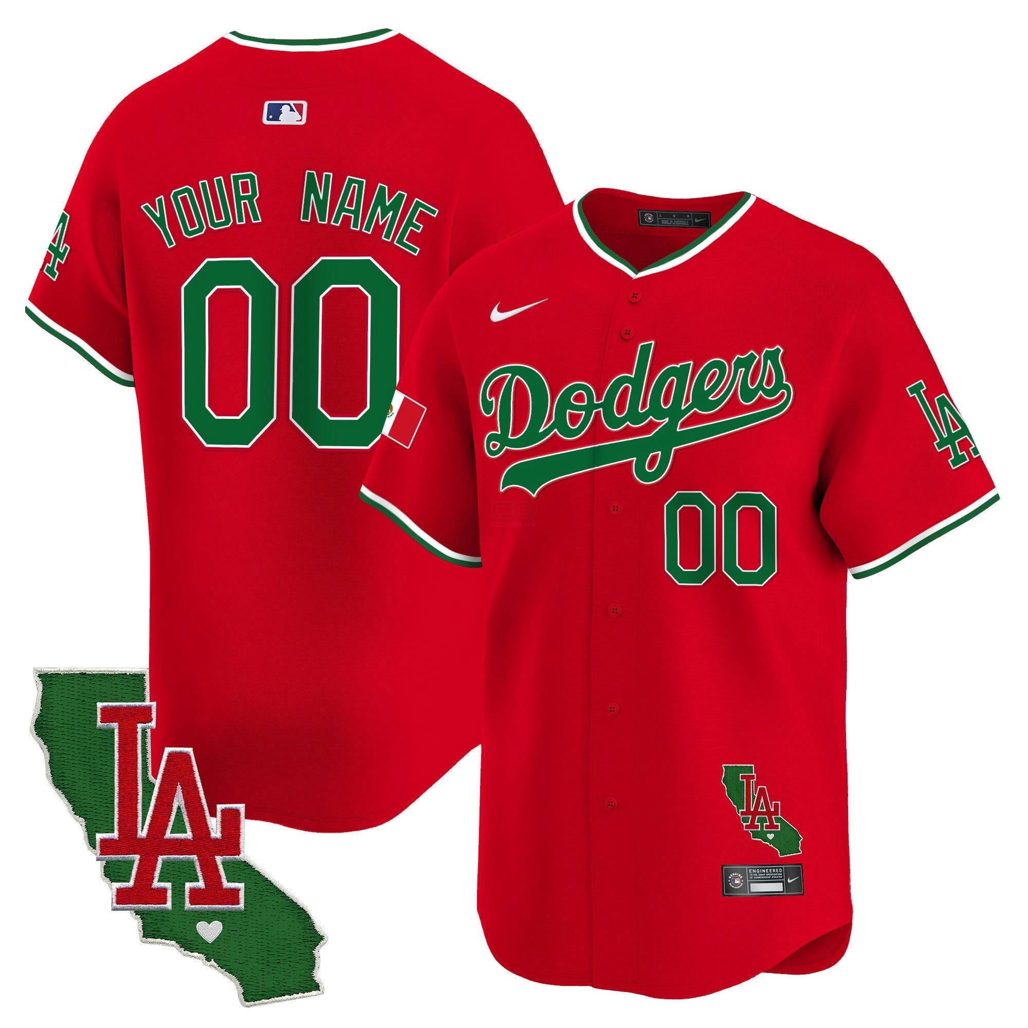 Camisa MLB Mexico California Patch Vapor Premier Limited Jersey V4