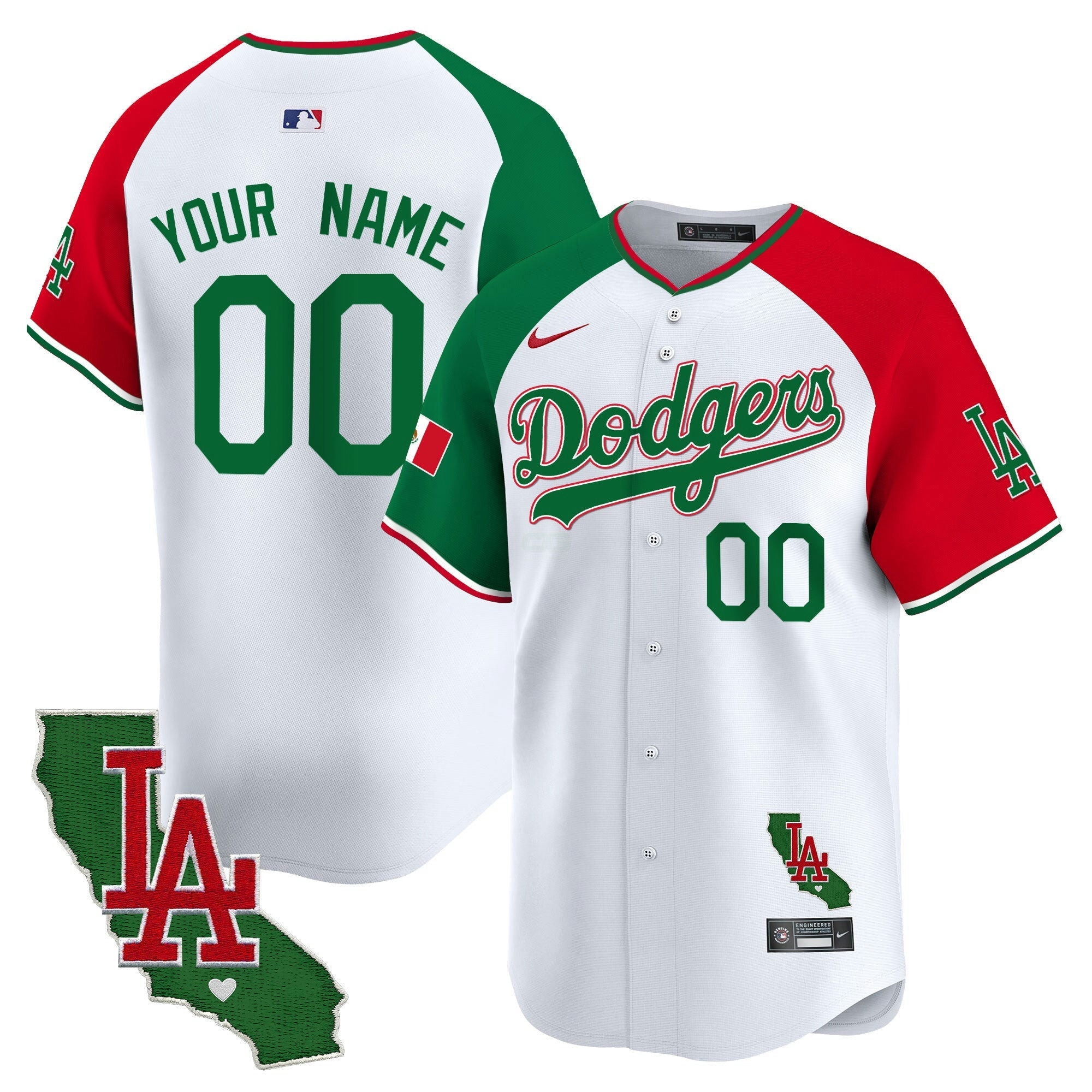 Camisa MLB Mexico California Patch Vapor Premier Limited Jersey V4