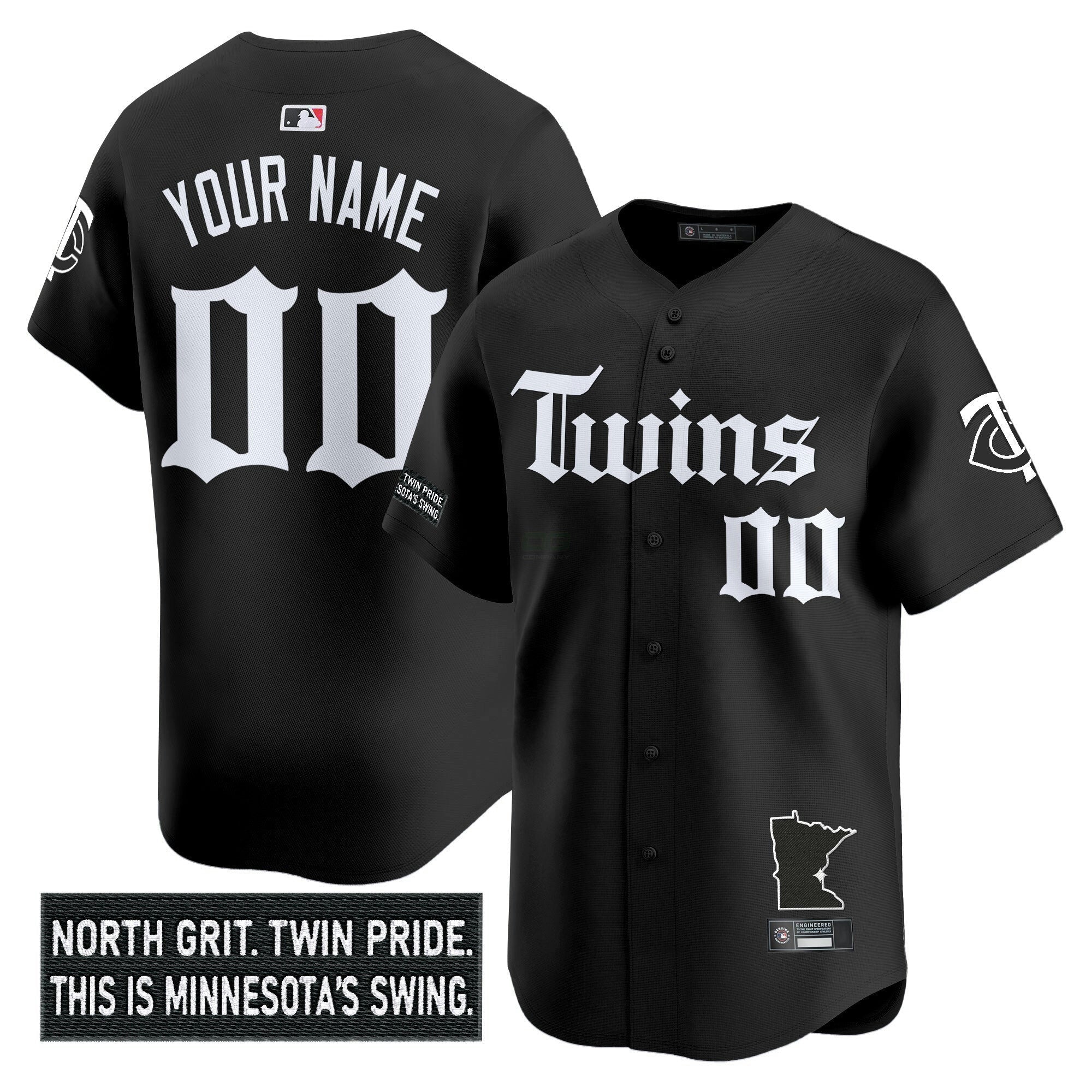 Camisa MLB Minnesota ‘Gothic North Edition’ Vapor Premier Limited Jersey V2