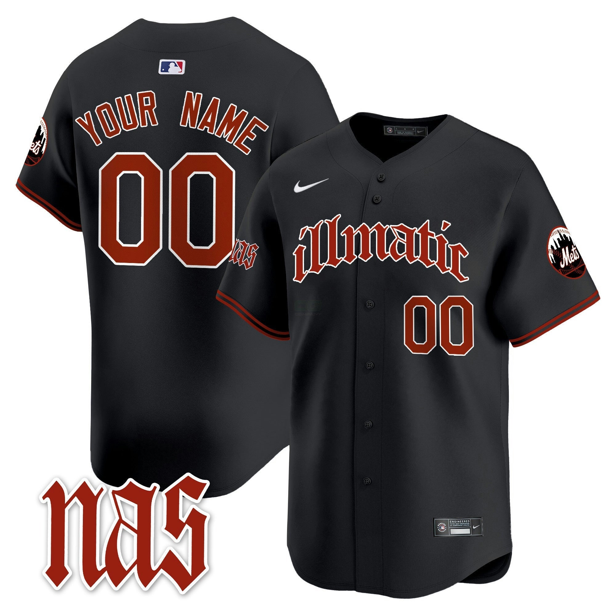 Camisa MLB Nas Illmatic Vapor Premier Limited Jersey