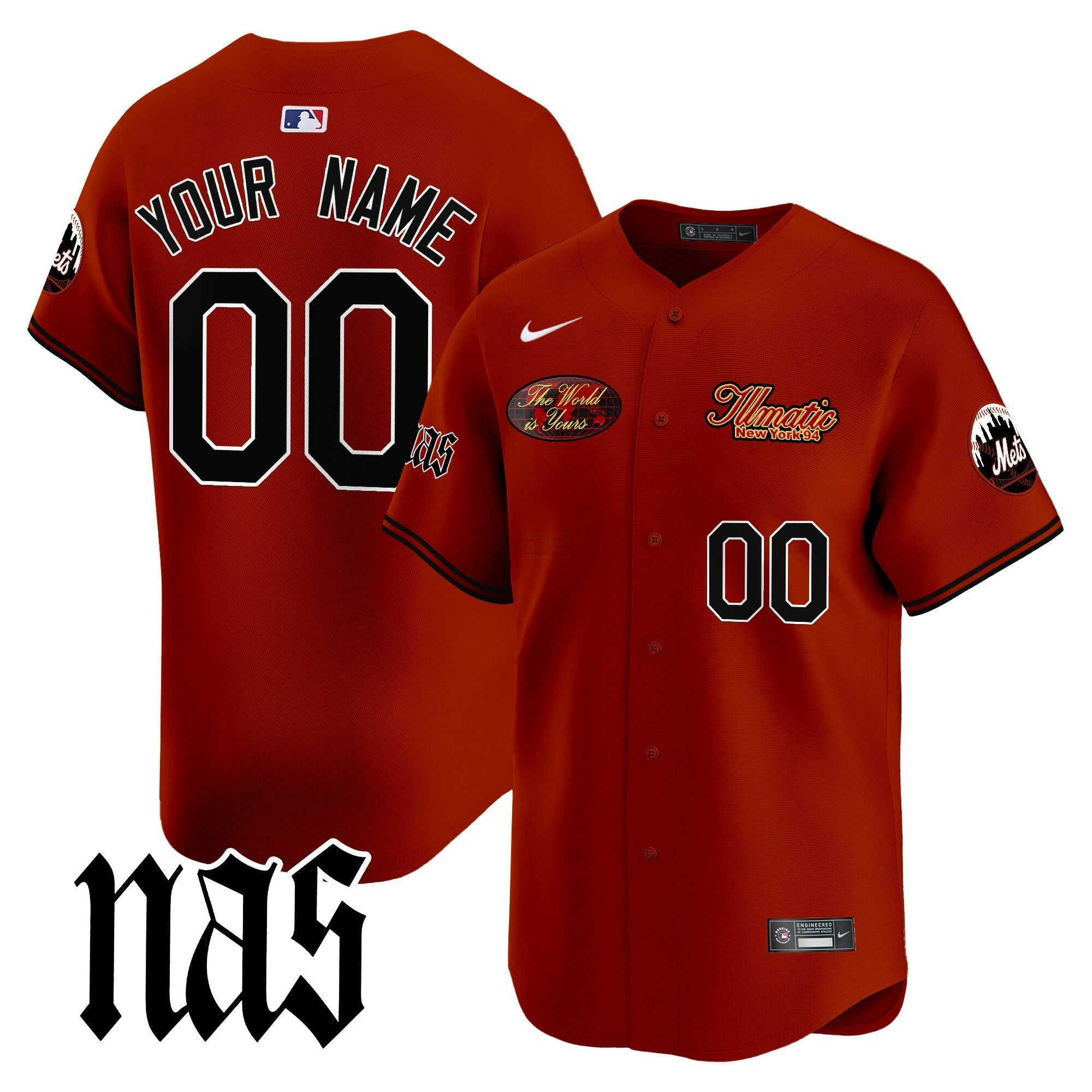 Camisa MLB Nas Illmatic Vapor Premier Limited Jersey V2