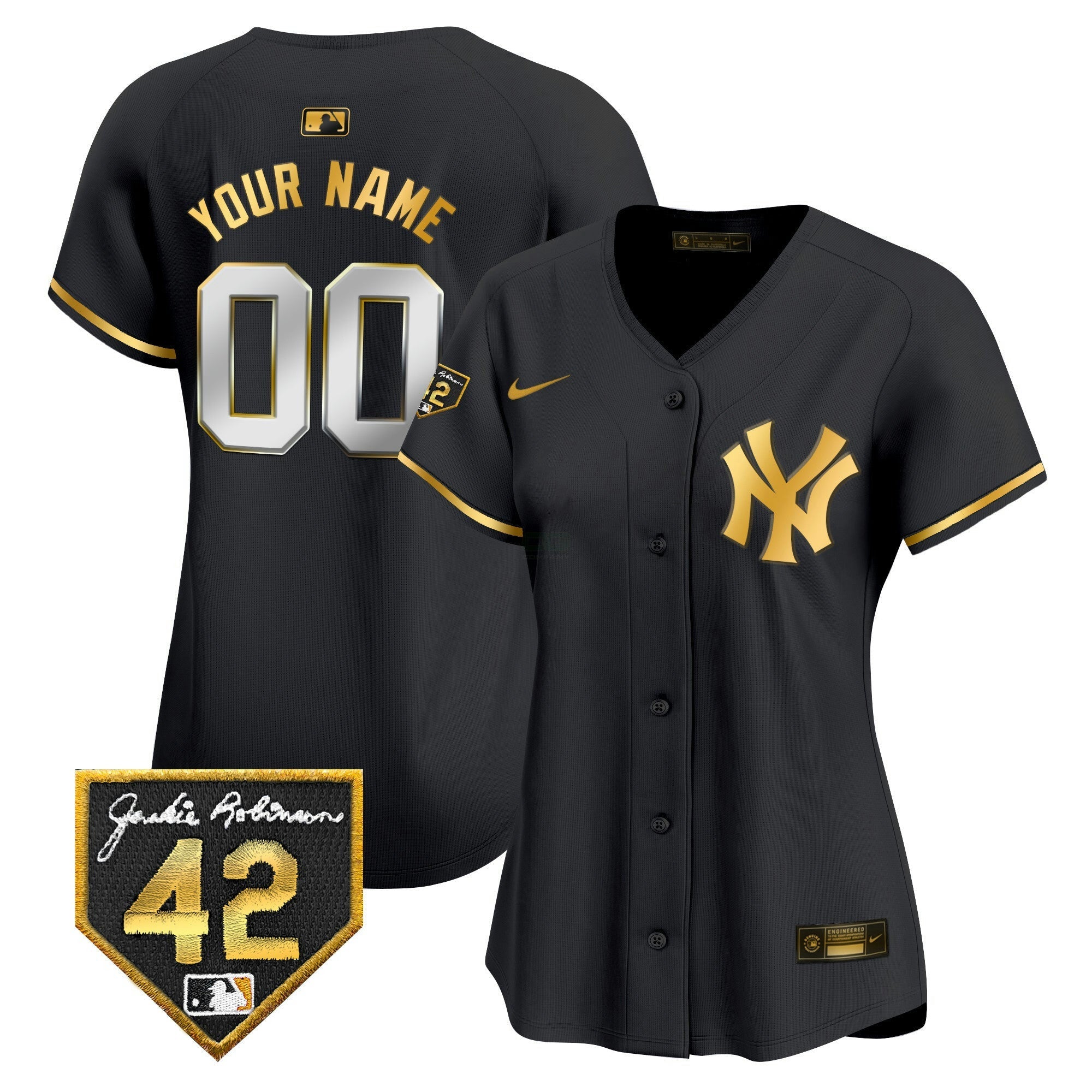 Camisa MLB New York 2024 Jackie Robinson Patch Vapor Premier Limited Jersey