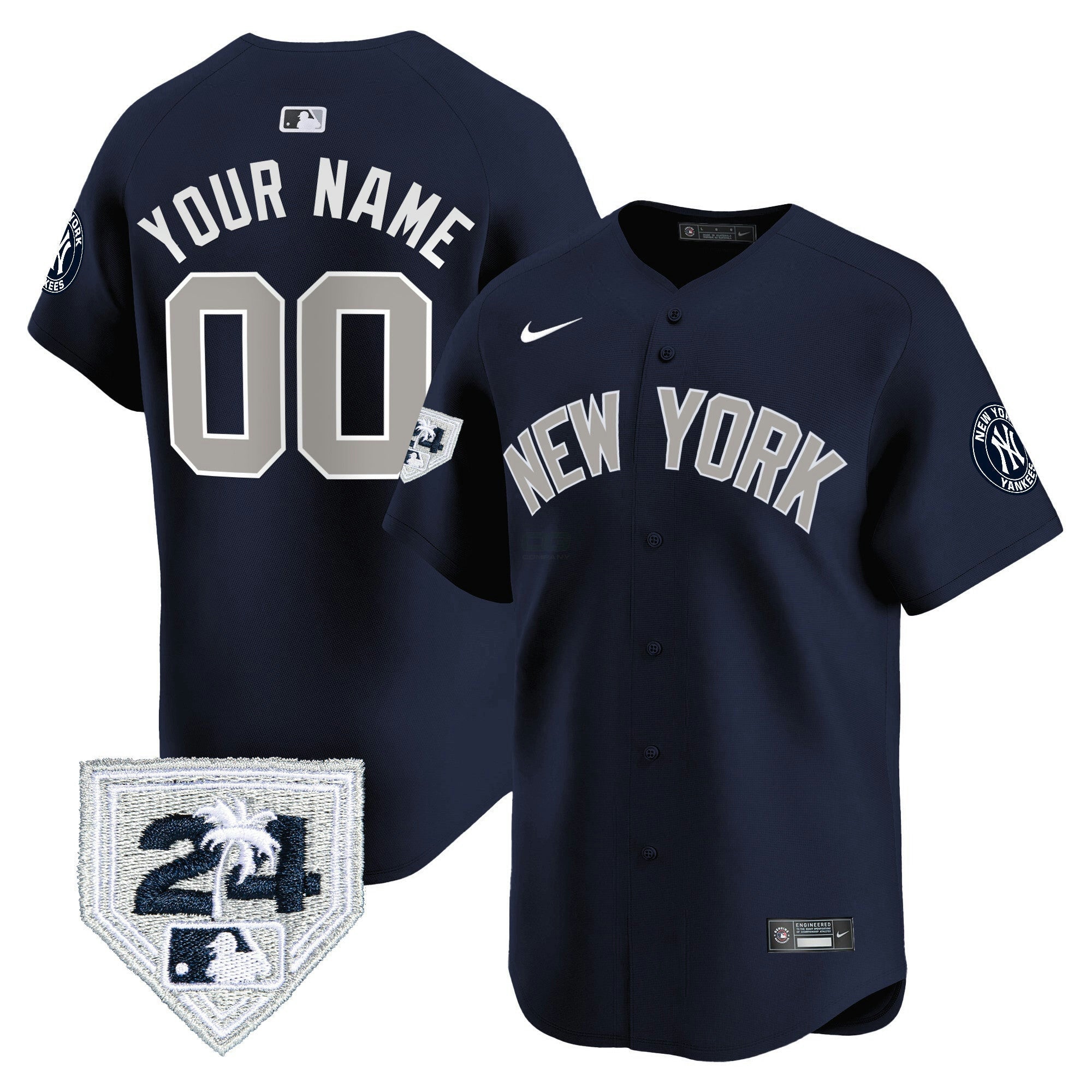 Camisa MLB New York 2024 Spring Training Patch Vapor Premier Limited Jersey V2
