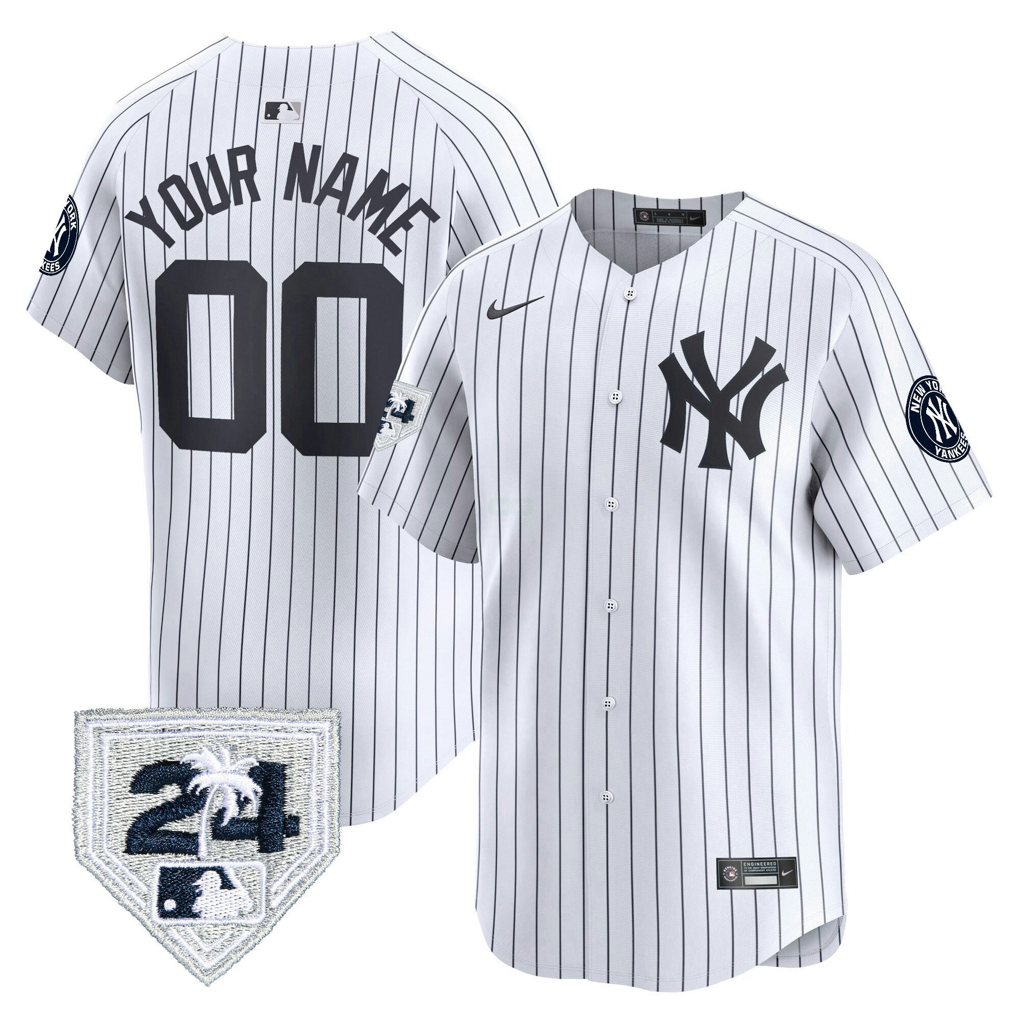 Camisa MLB New York 2024 Spring Training Patch Vapor Premier Limited Jersey V2