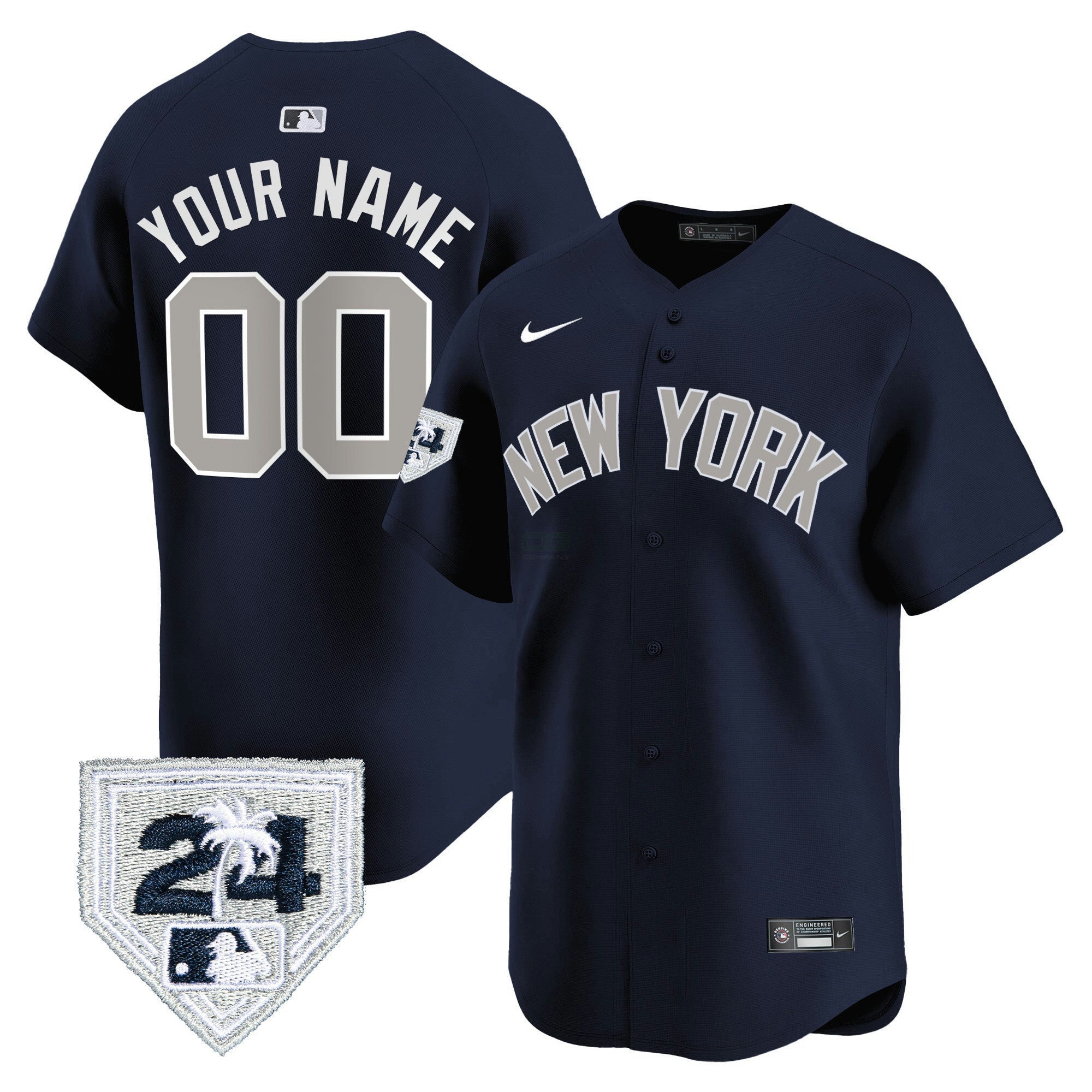 Camisa MLB New York 2024 Spring Training Patch Vapor Premier Limited Jersey