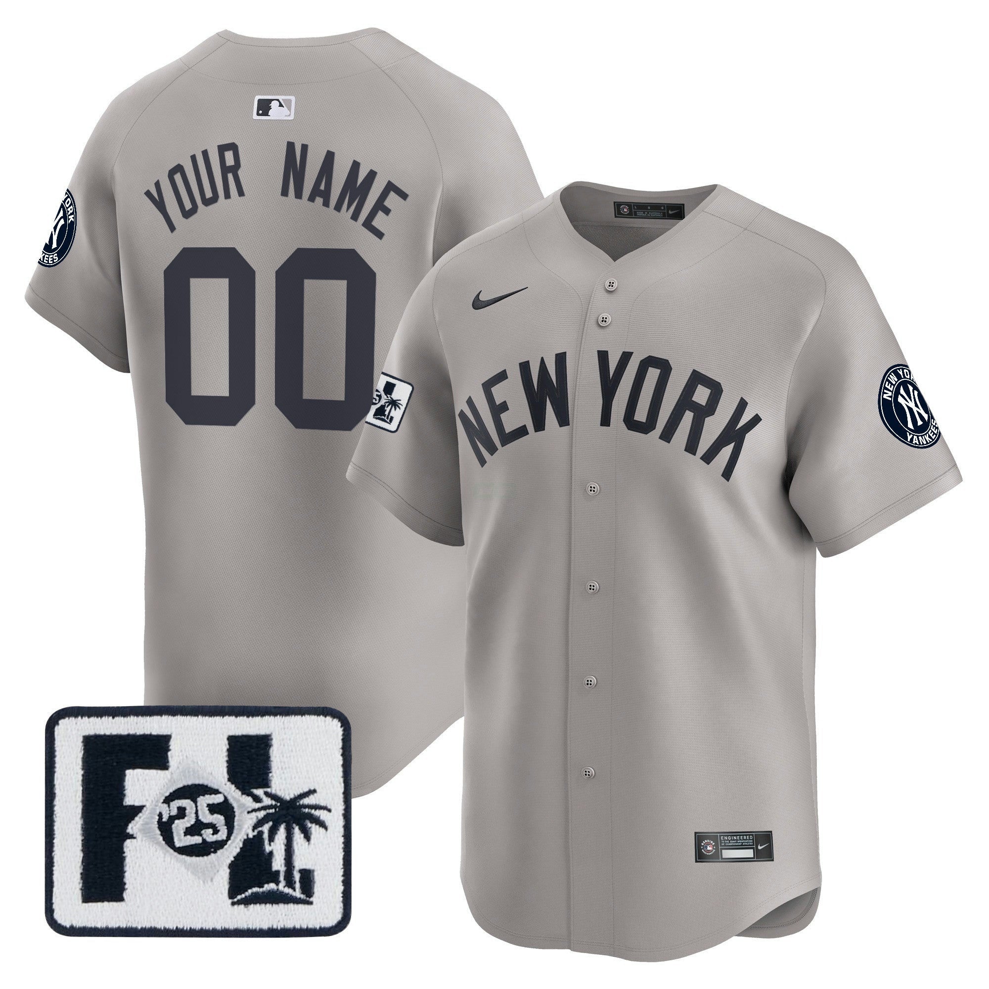 Camisa MLB New York 2025 Spring Training Patch Vapor Premier Limited Jersey