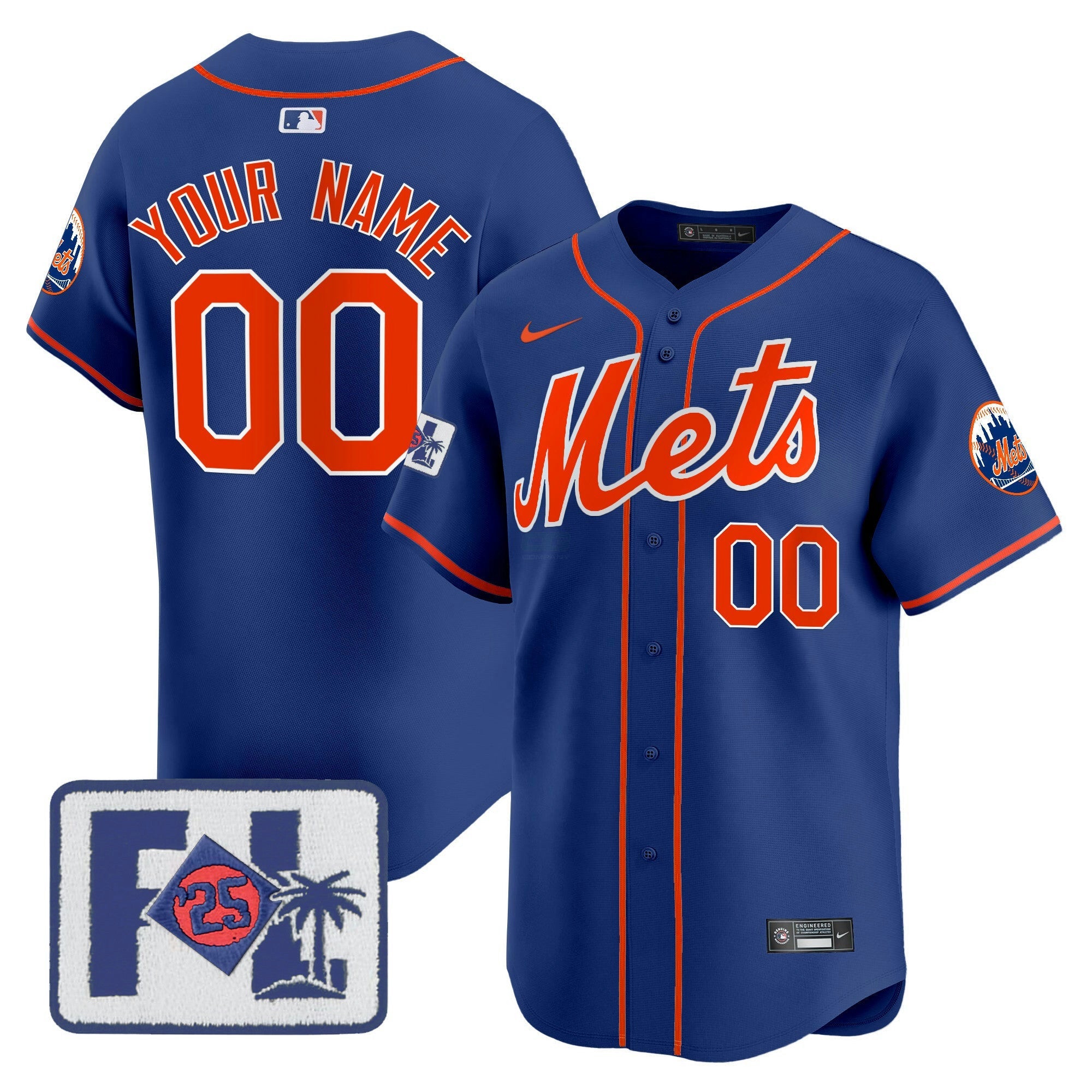 Camisa MLB New York 2025 Spring Training Patch Vapor Premier Limited Jersey
