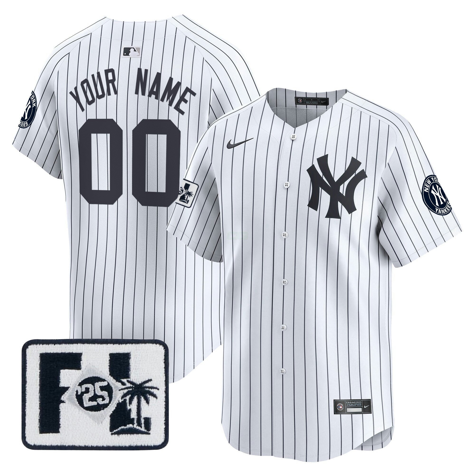 Camisa MLB New York 2025 Spring Training Patch Vapor Premier Limited Jersey