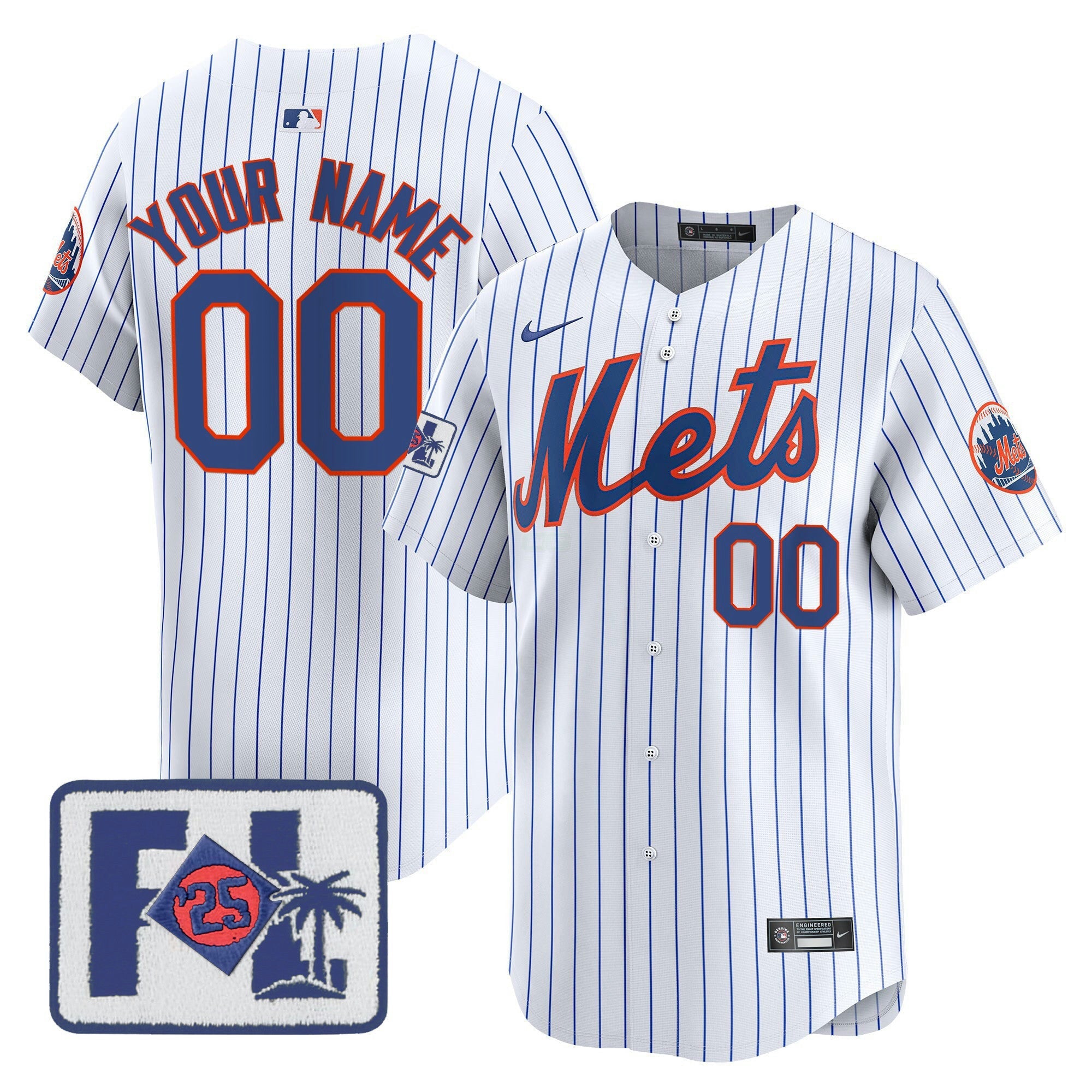 Camisa MLB New York 2025 Spring Training Patch Vapor Premier Limited Jersey