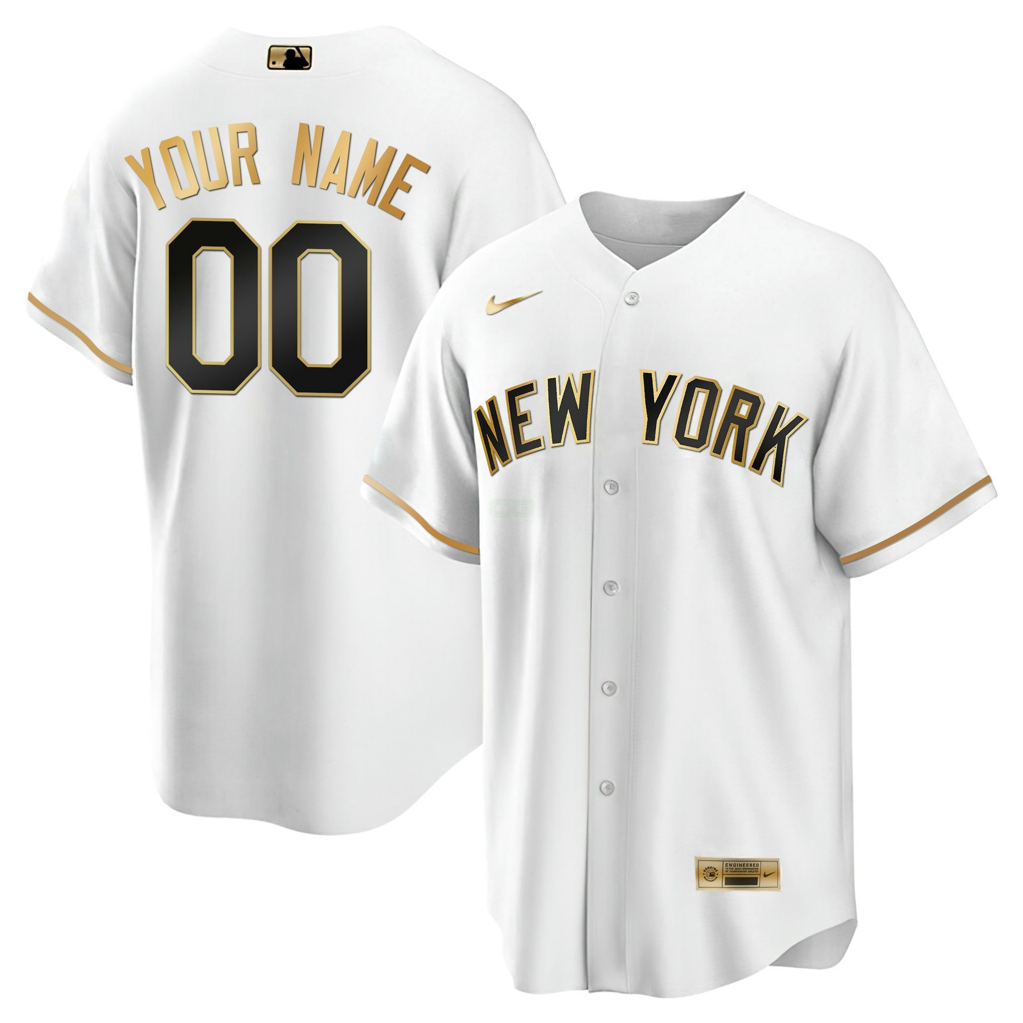 Camisa MLB New York Gold Jersey
