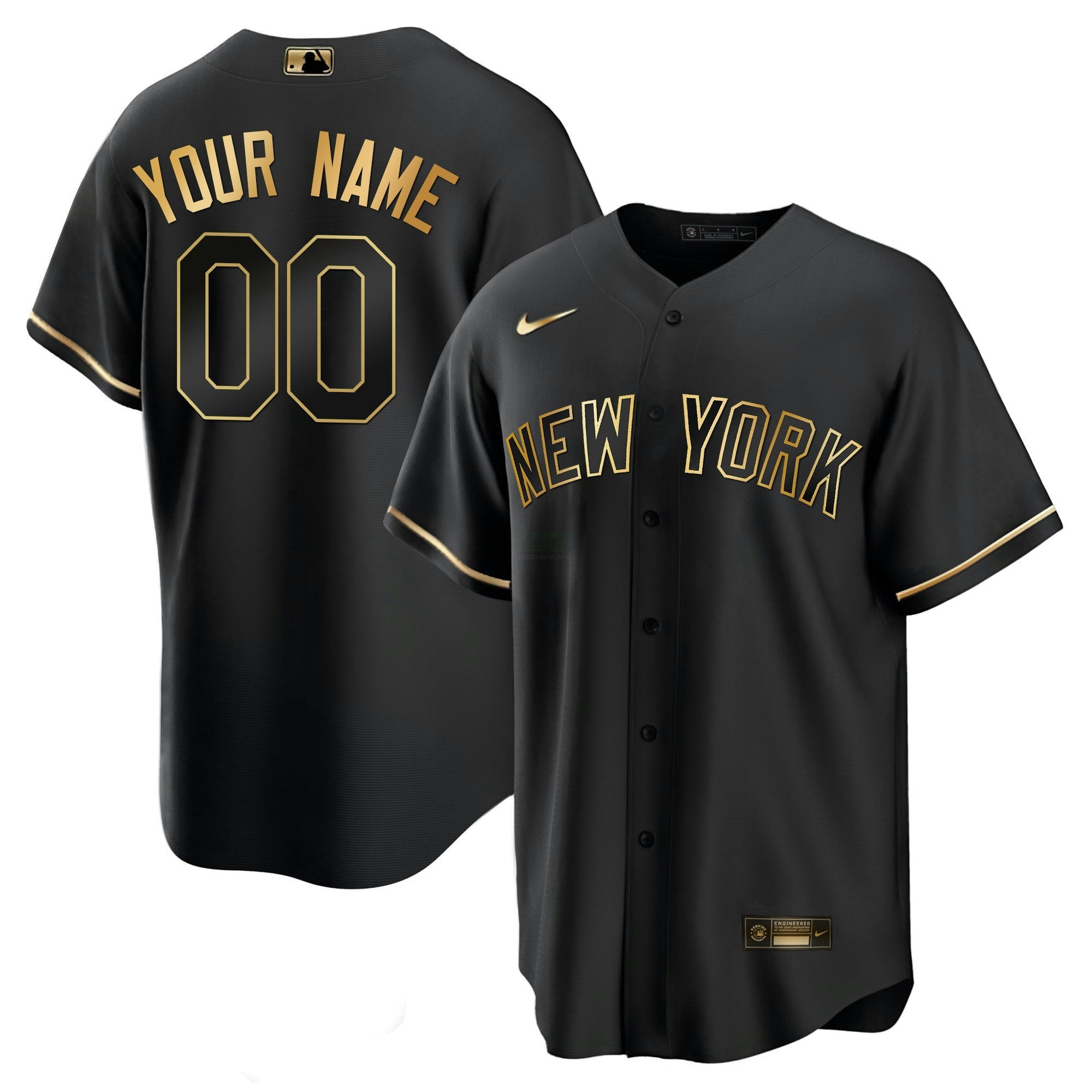 Camisa MLB New York Gold Jersey