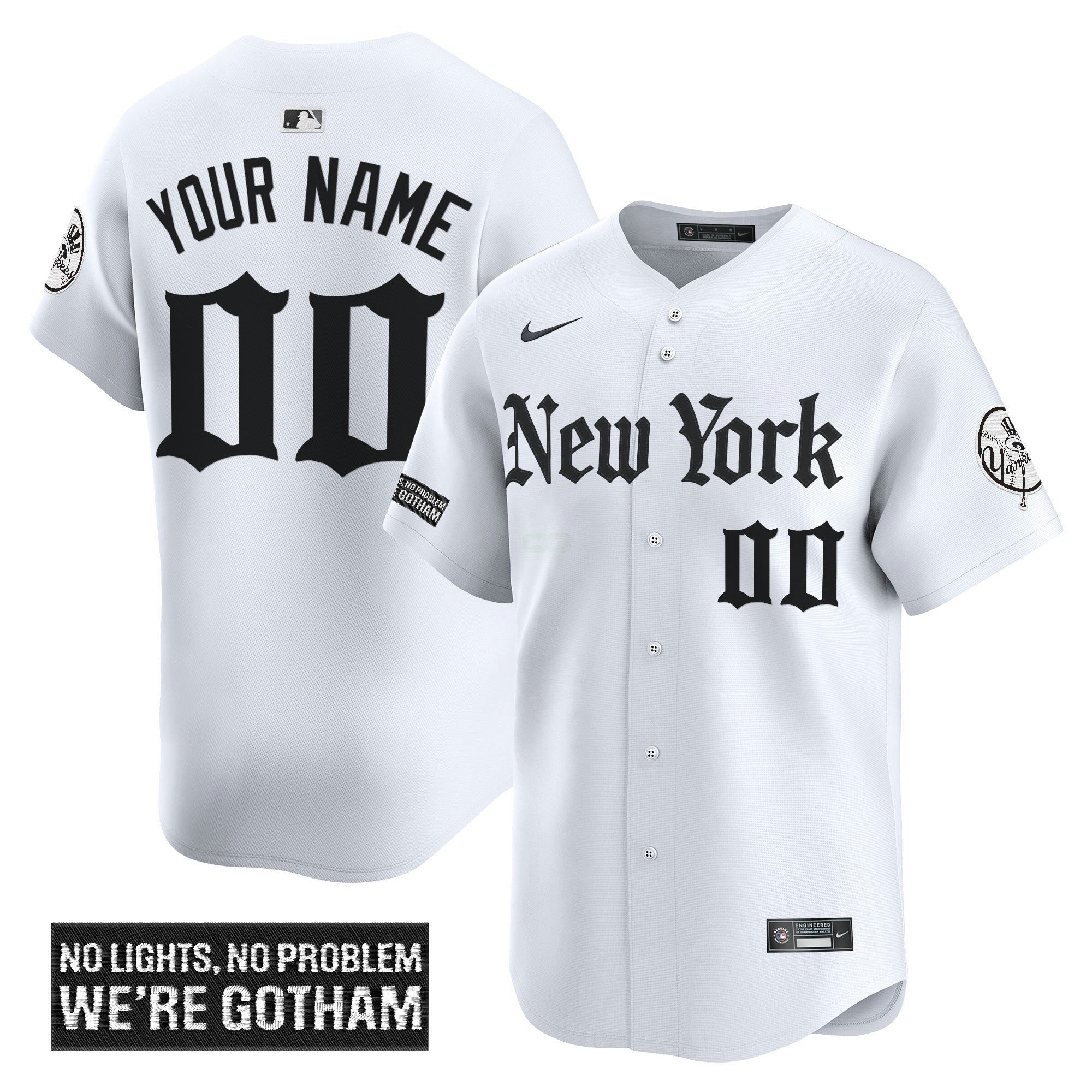 Camisa MLB New York ‘Gothic Legacy Edition’ Vapor Premier Limited Jersey