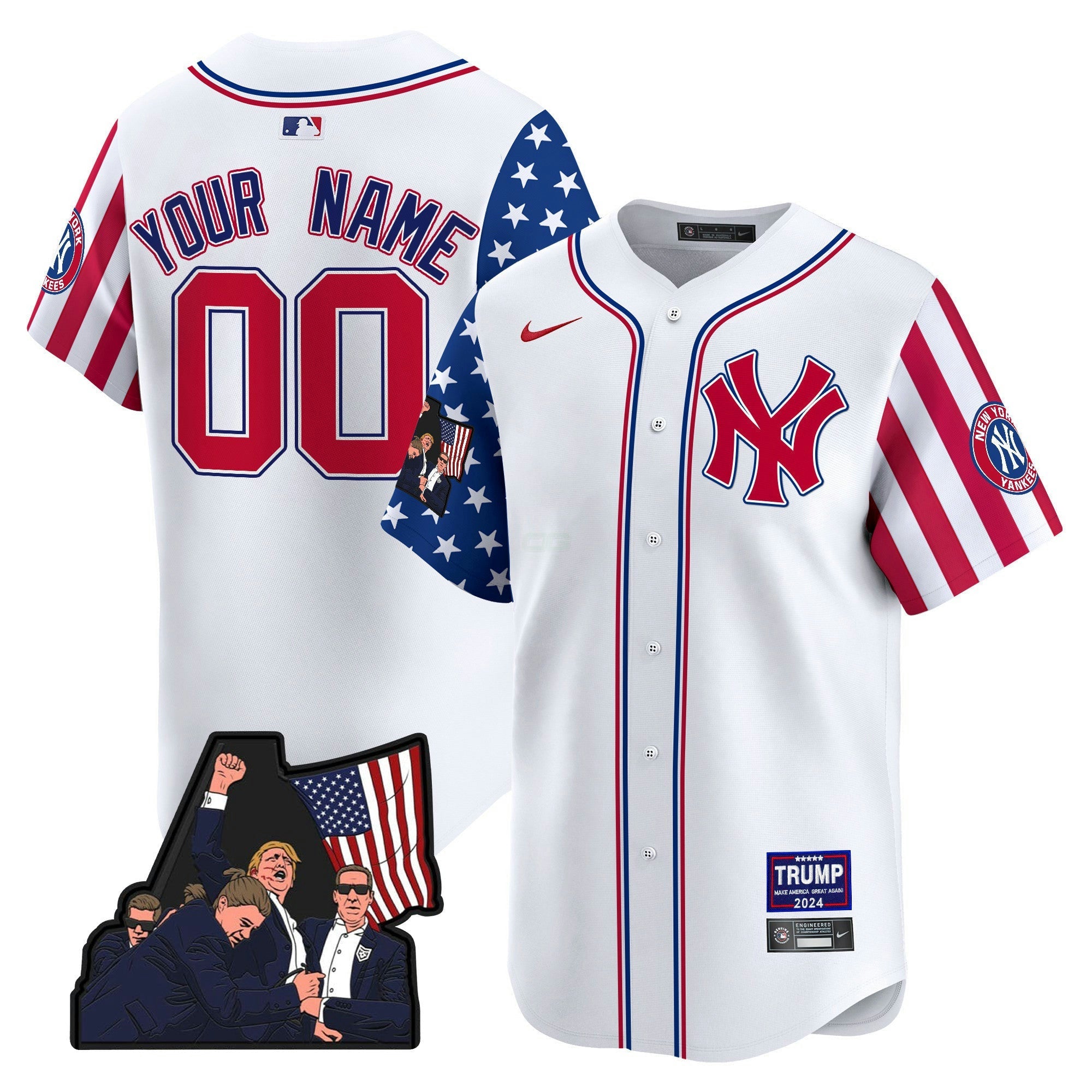 Camisa MLB New York Make American Great Again Vapor Premier Limited Jersey