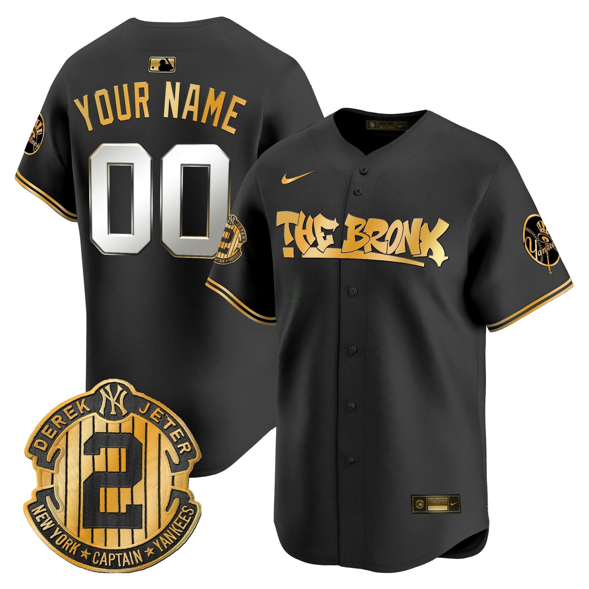 Camisa MLB New York The Bronx Graffiti Vapor Premier Limited Jersey V5