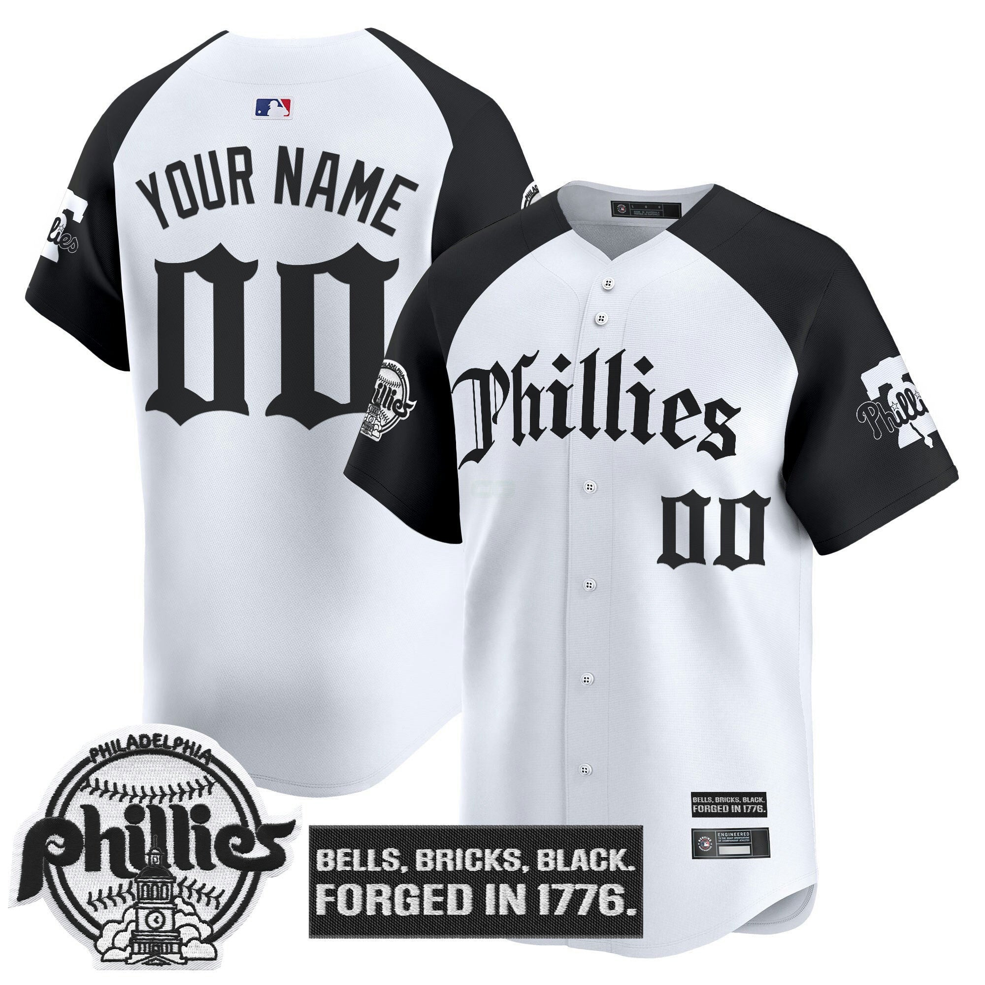 Camisa MLB Philadelphia ‘Gothic Liberty Edition’ Vapor Premier Limited Jersey
