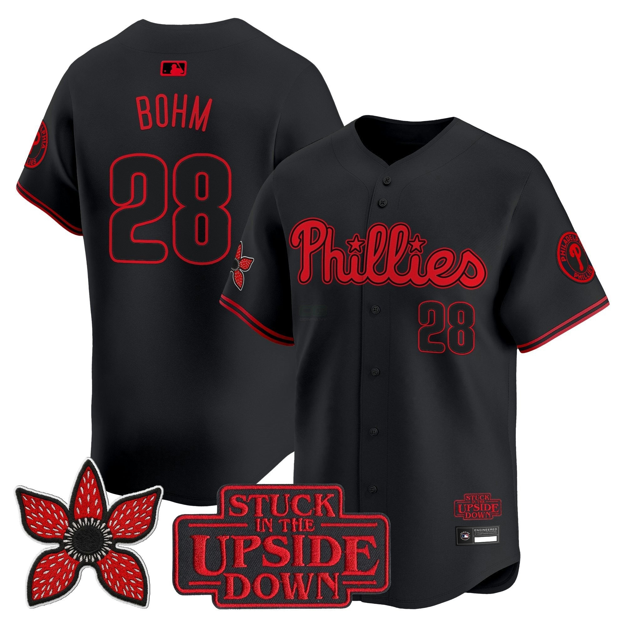 Camisa MLB Philadelphia ‘Stranger Things Edition’ Vapor Premier Limited Jersey