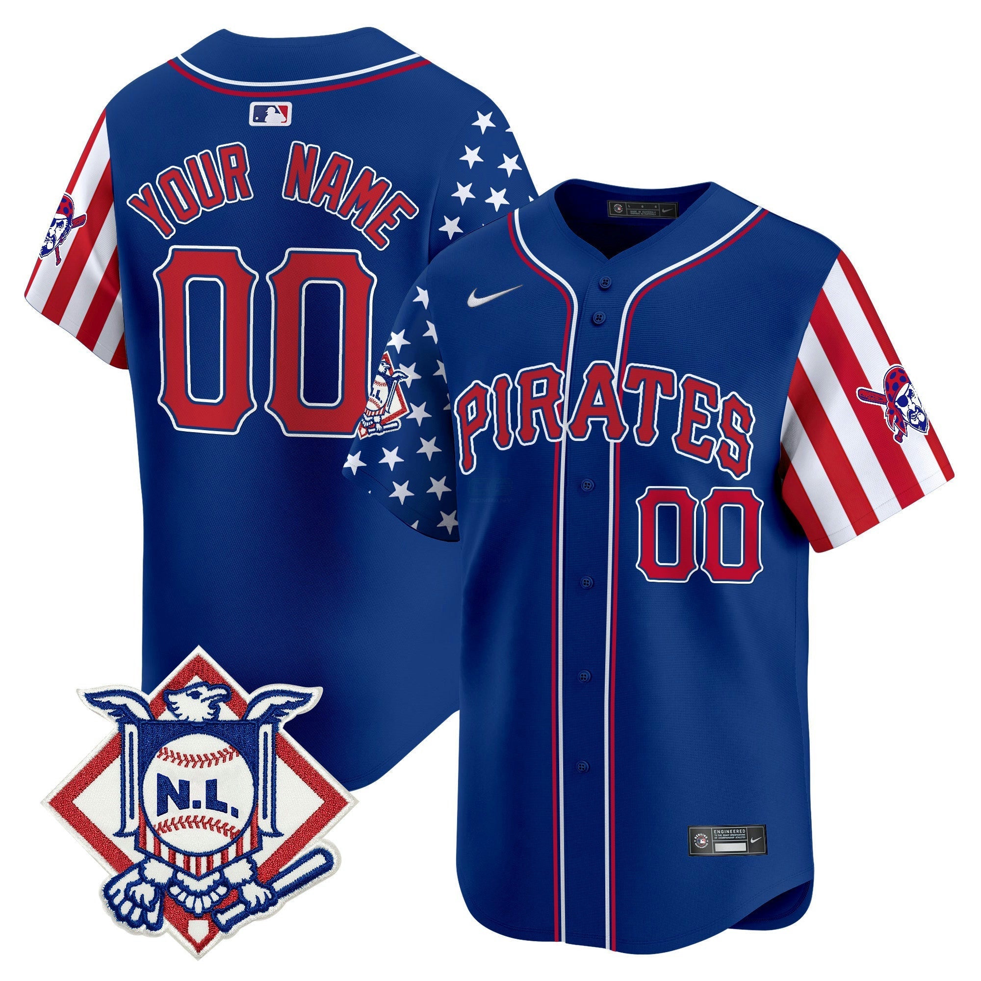 Camisa MLB Pittsburgh 2024 Fourth of July Vapor Premier Limited Jersey
