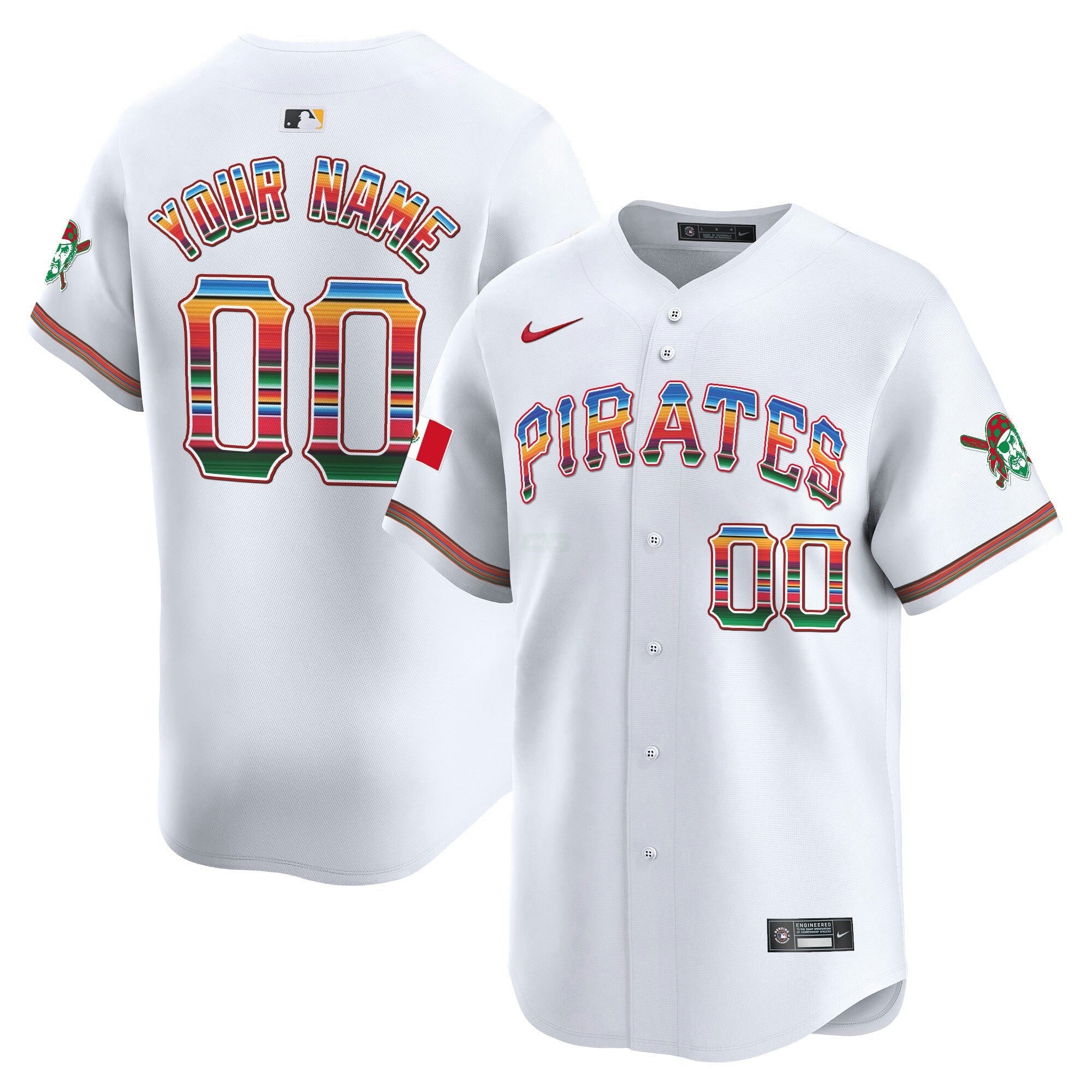 Camisa MLB Pittsburgh Mexico Vapor Premier Limited Jersey