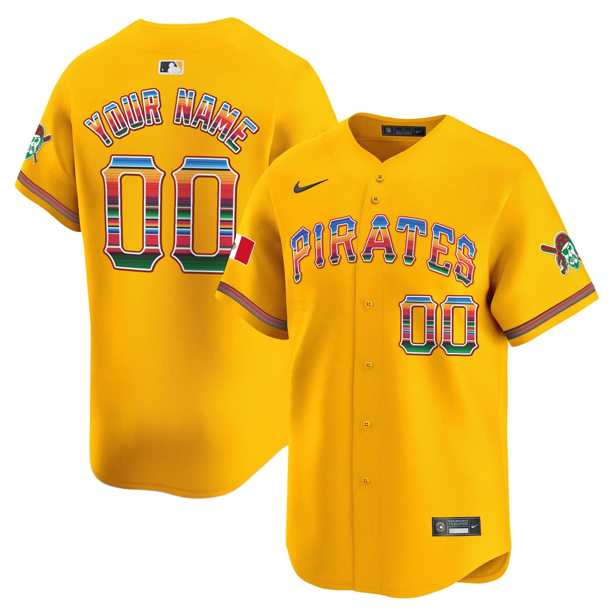 Camisa MLB Pittsburgh Mexico Vapor Premier Limited Jersey