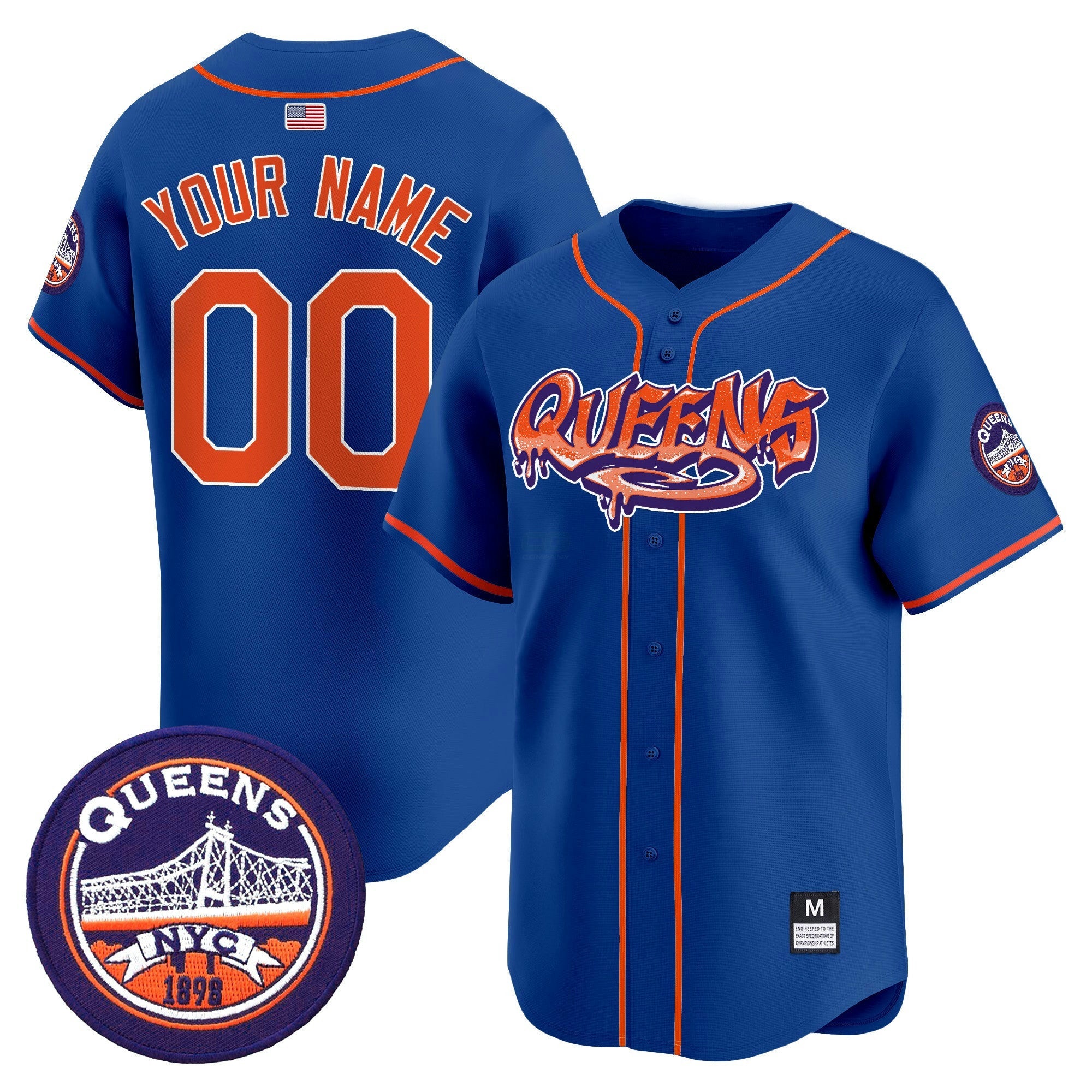 Camisa MLB Queens Graffiti Vapor Premier Limited Jersey