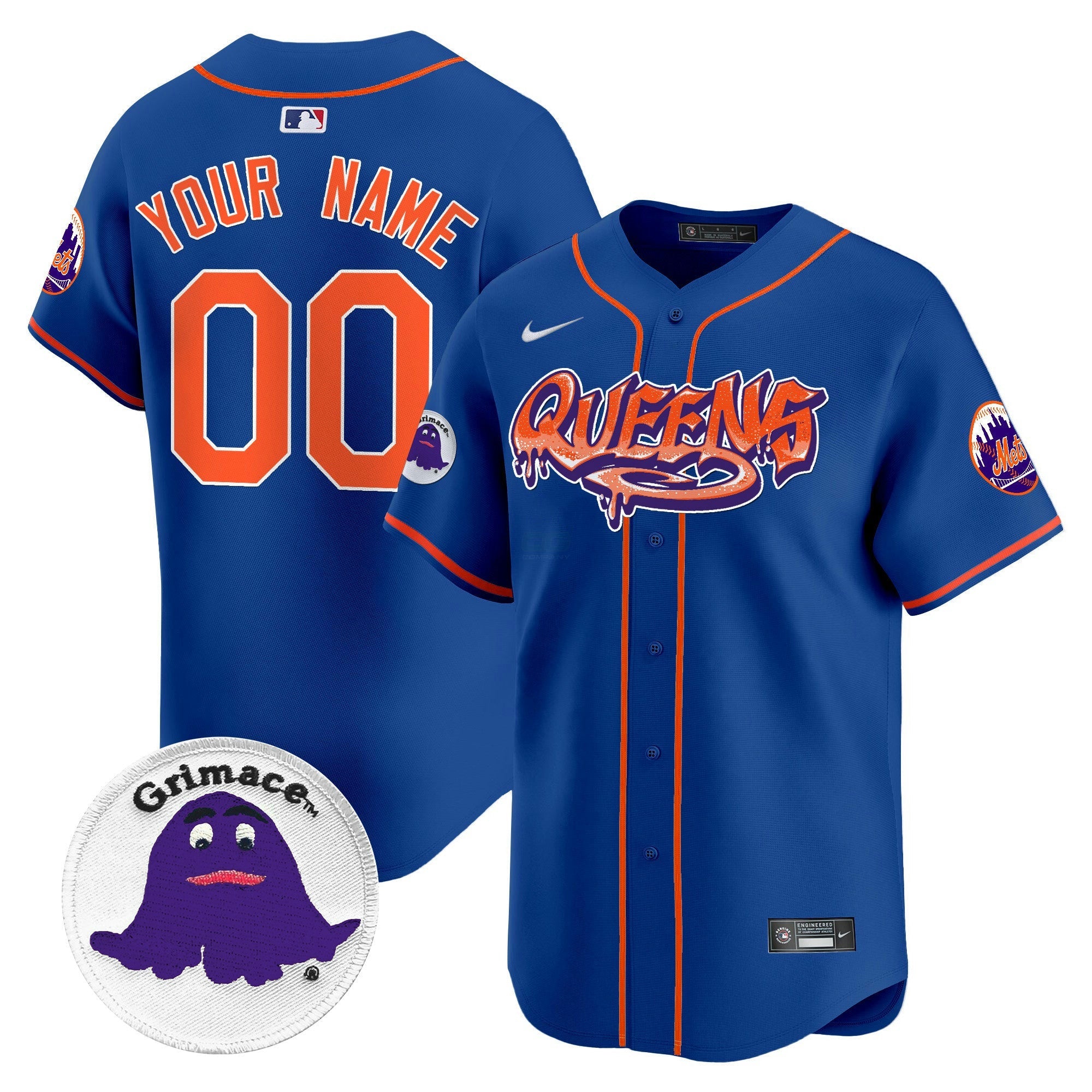 Camisa MLB Queens Graffiti Vapor Premier Limited Jersey