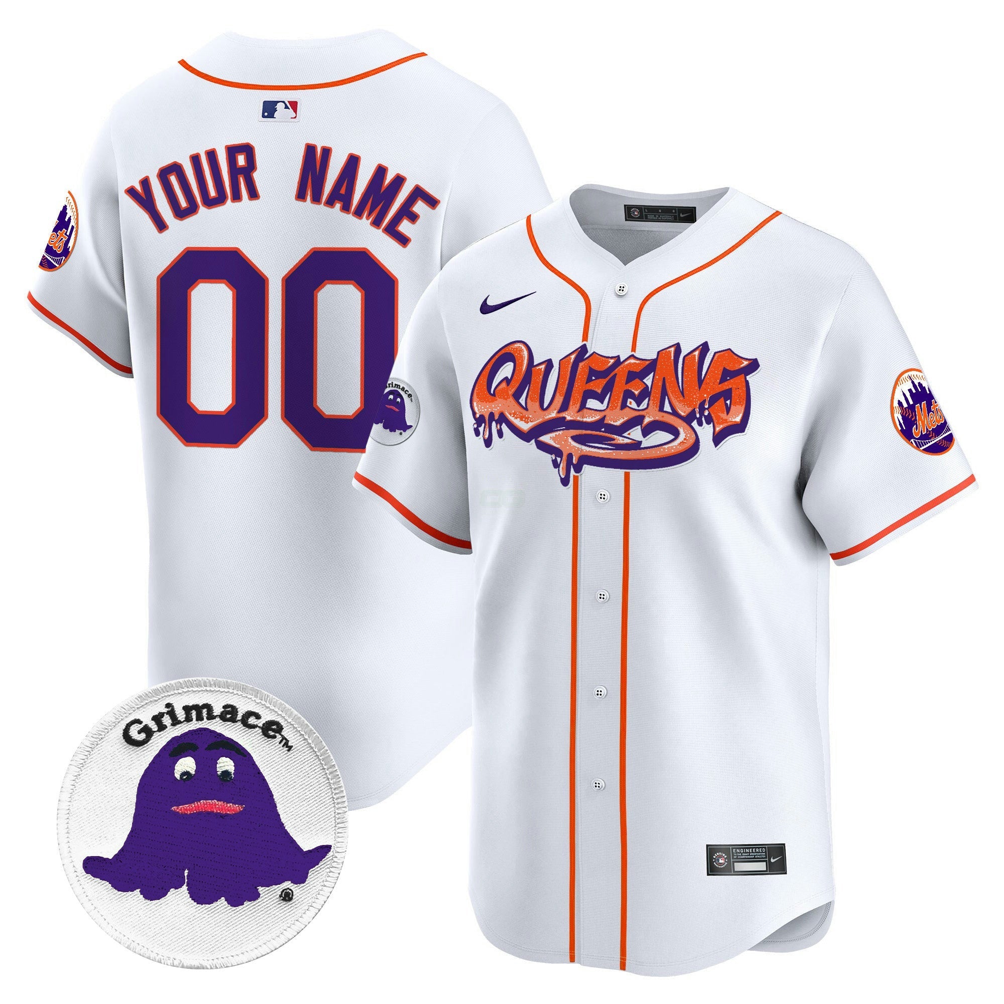 Camisa MLB Queens Graffiti Vapor Premier Limited Jersey