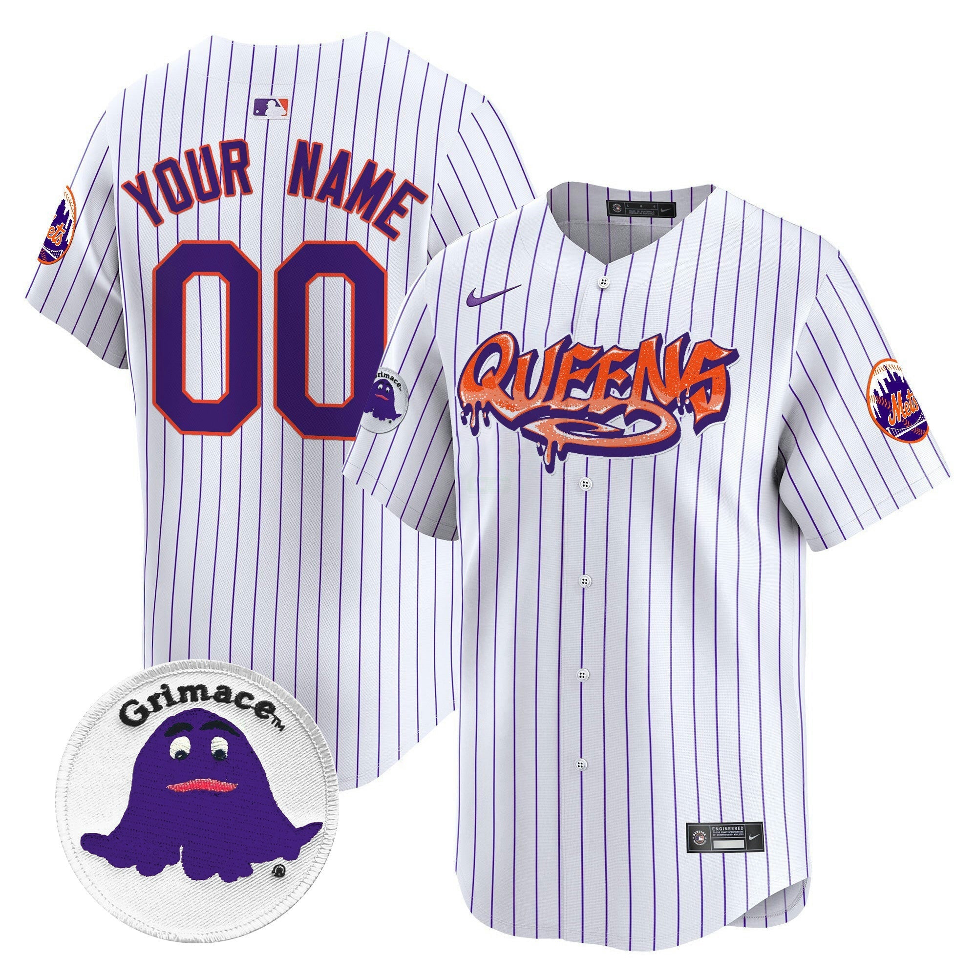 Camisa MLB Queens Graffiti Vapor Premier Limited Jersey