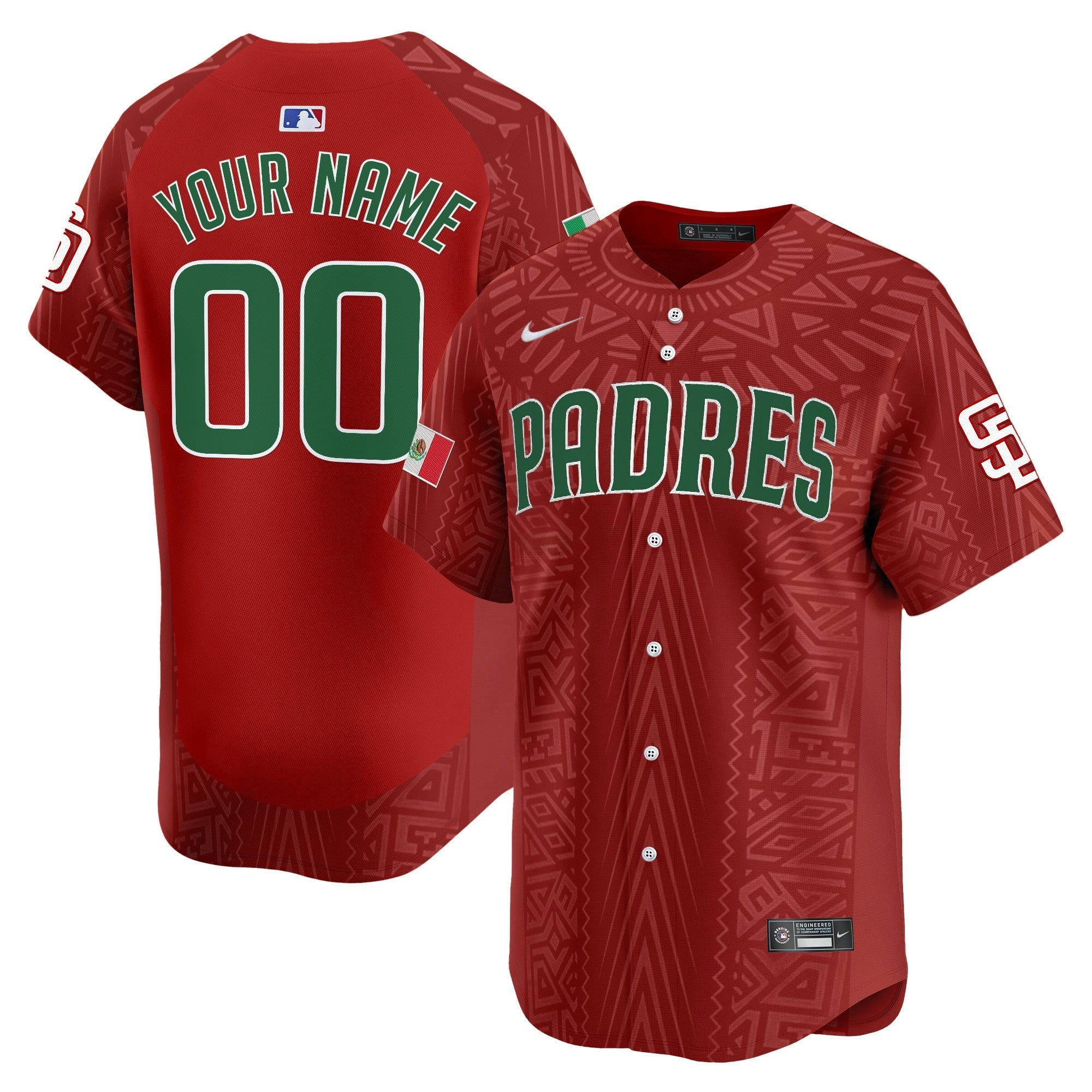 Camisa MLB San Diego 2025 Mexican Heritage Vapor Premier Limited Jersey – Stitched