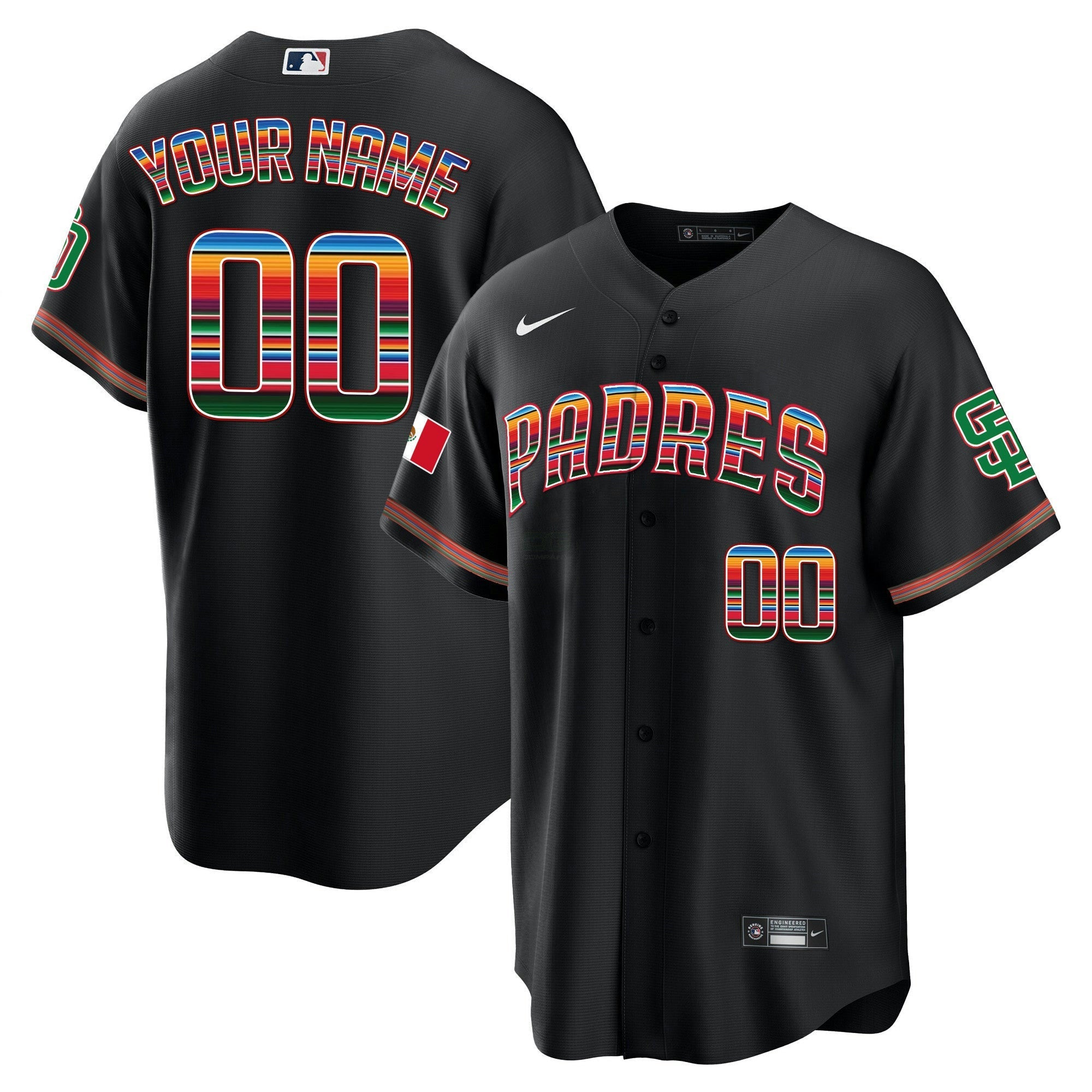 Camisa MLB San Diego Mexico Cool Base Limited Jersey