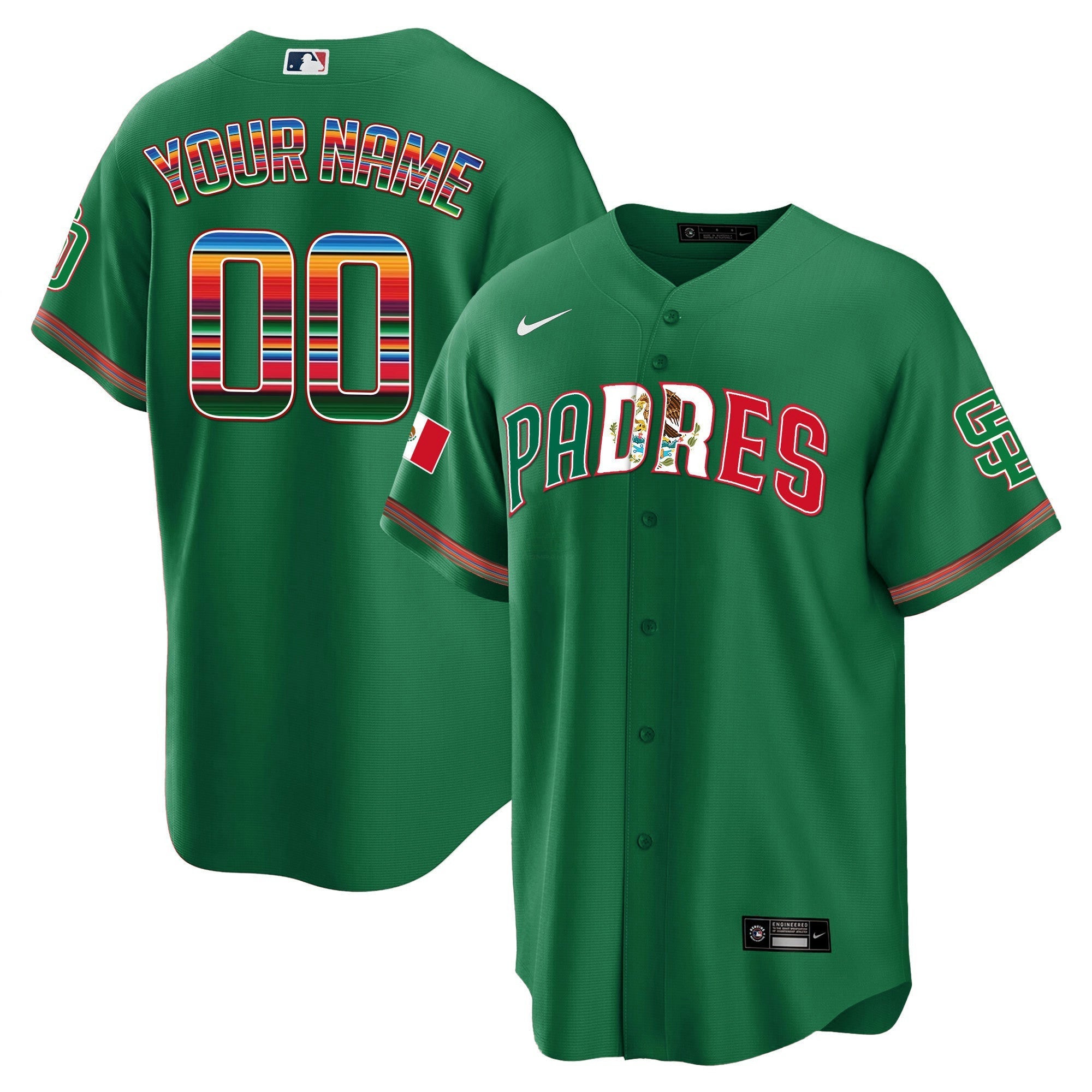 Camisa MLB San Diego Mexico Cool Base Limited Jersey V2