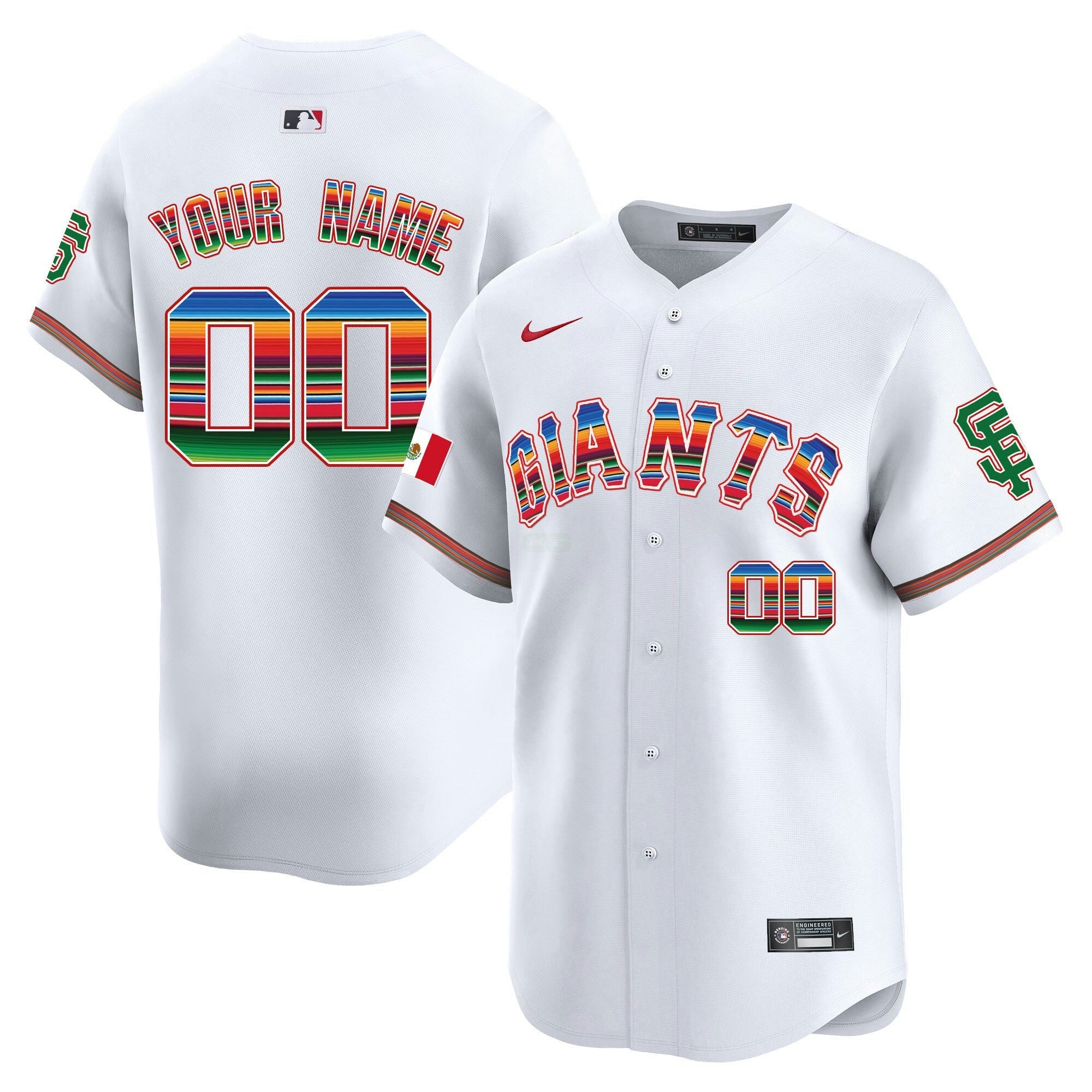 Camisa MLB San Francisco Mexico Vapor Premier Limited Jersey
