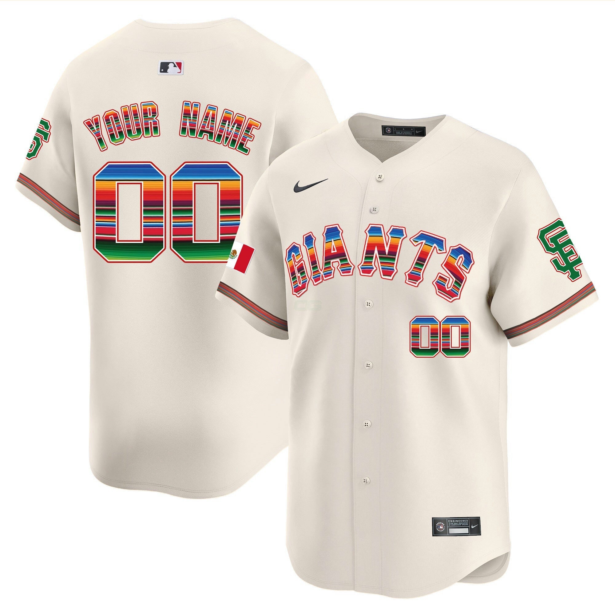 Camisa MLB San Francisco Mexico Vapor Premier Limited Jersey