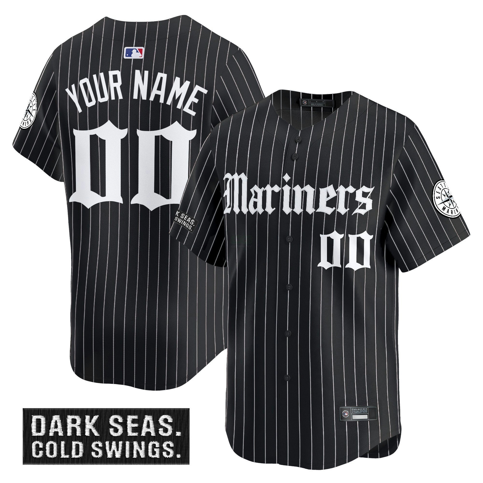 Camisa MLB Seattle ‘Deep Sea Gothic Edition’ Vapor Premier Limited Jersey V2